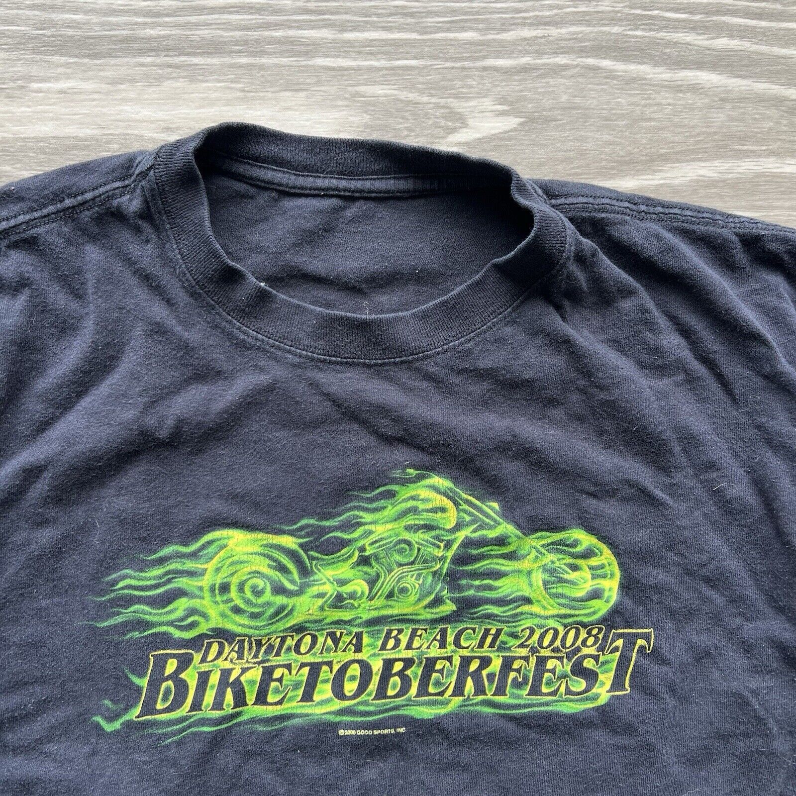 All Sport Vintage Y2k Daytona Beach 2008 Biketoberfest Large T-Shirt Size US L / EU 52-54 / 3 - 4 Thumbnail