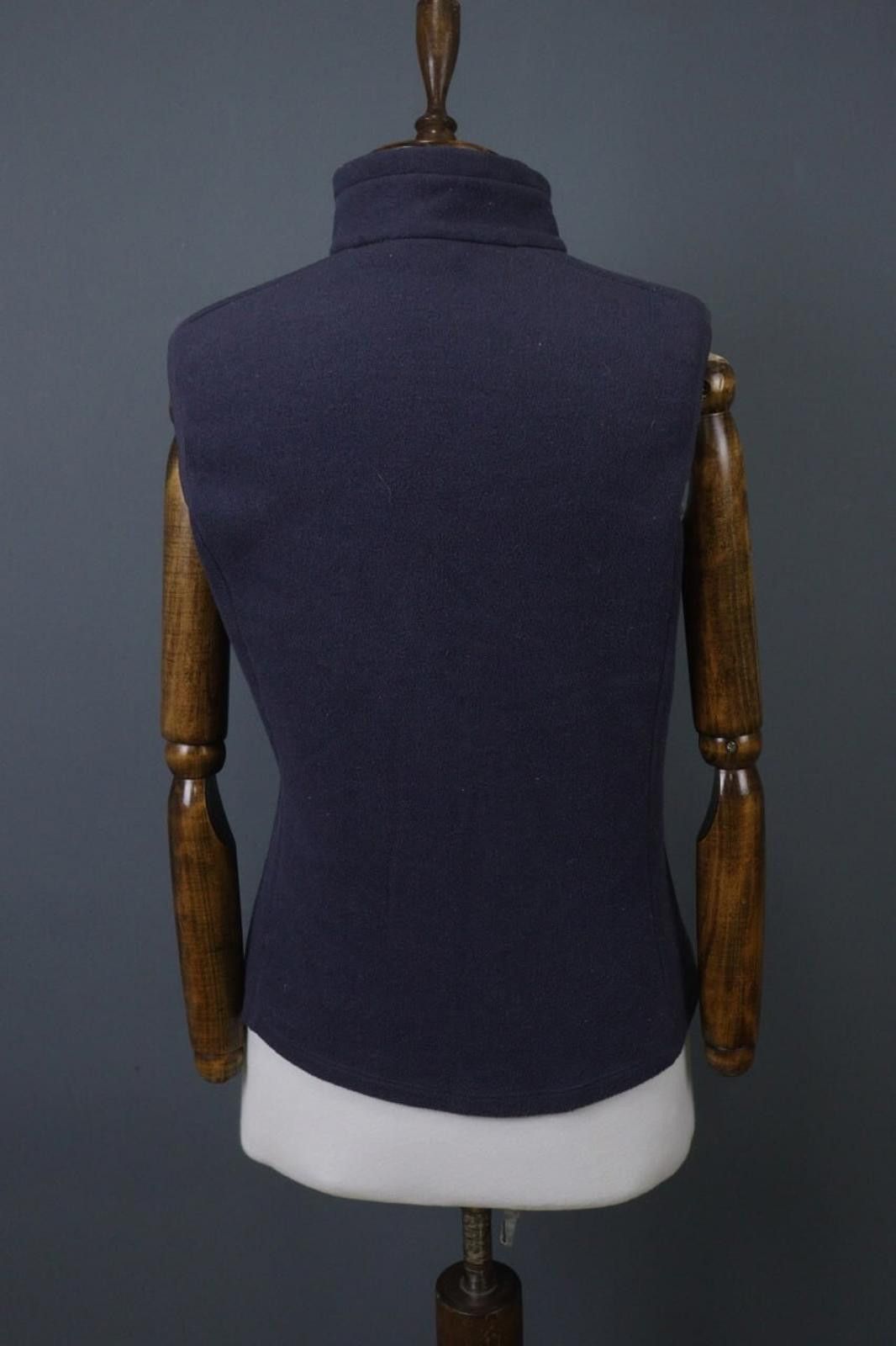 Mountain Equipment Company Mountain Equipment Navy Mock Neck Stretch Fleece Vest Size M Size US M / EU 48-50 / 2 - 6 Thumbnail