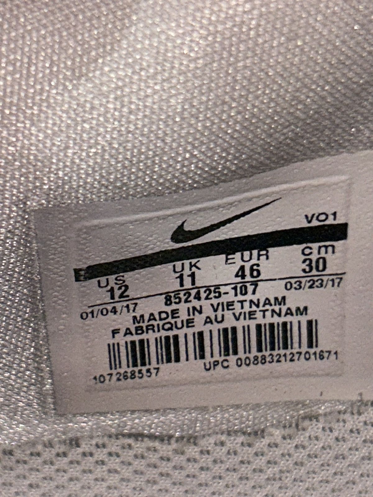 Nike Nike Kobe AD Big Stage 852425-107 size 12 Size US 12 / EU 45 - 10 Thumbnail