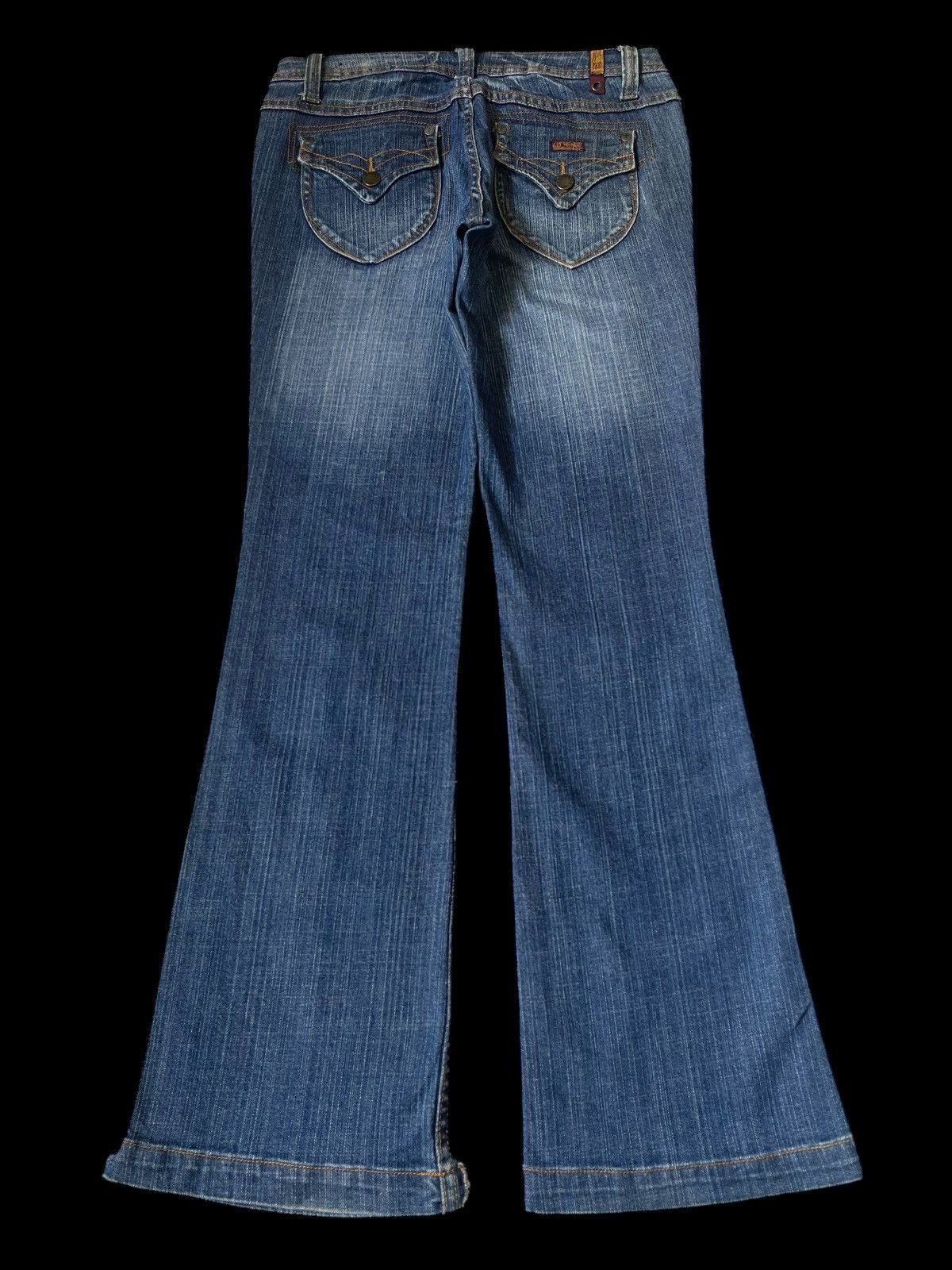 Beauty Beast FLARED💥 ZANADI Jeans Low Rise Flare Jeans Denim Size 32" / US 10 / IT 46 - 9 Thumbnail
