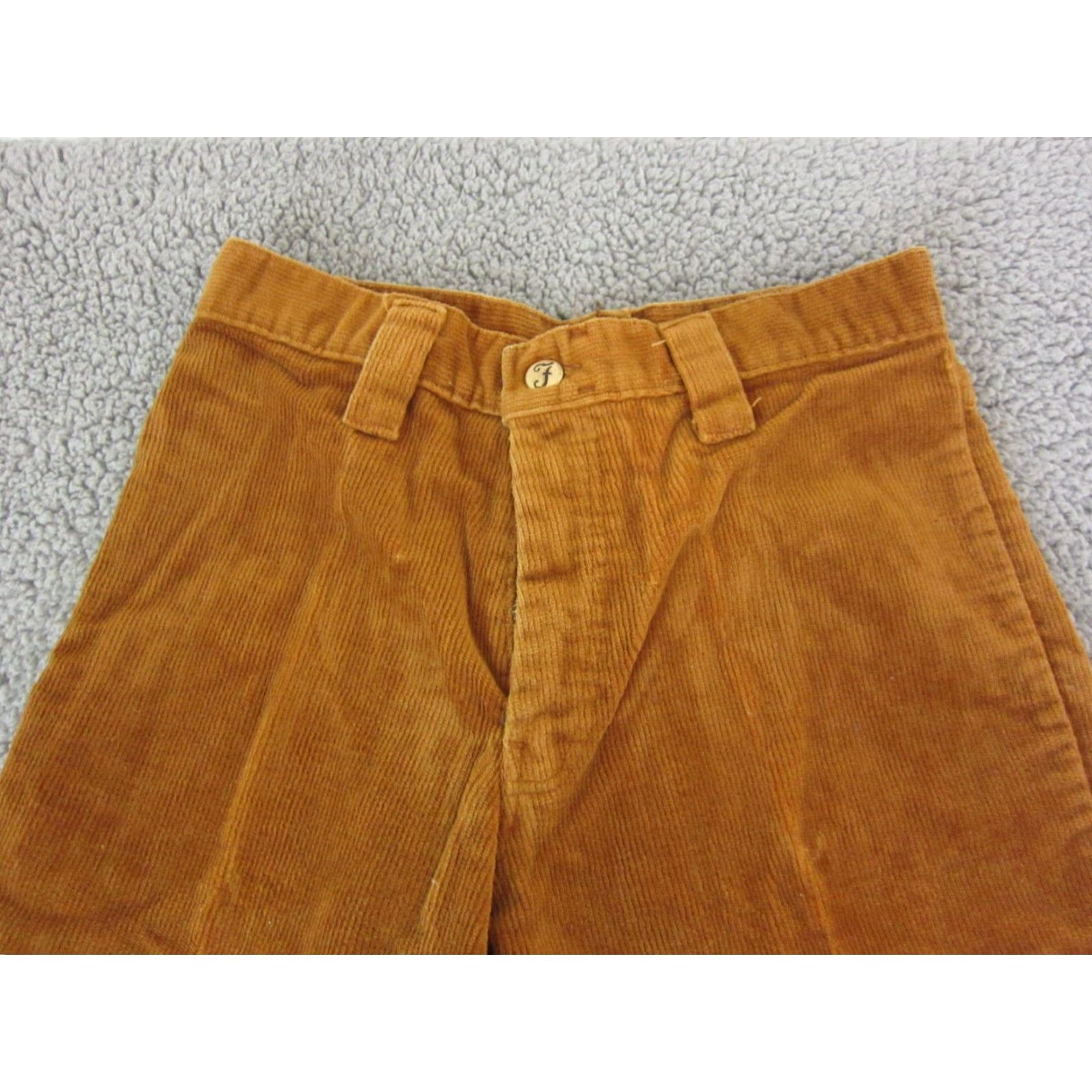 Farah VINTAGE Farah Pants Corduroy 12/13 Regular 23w x 31L Brown Mens Womens Teens? Size 34" / US 12 / IT 48 - 4 Thumbnail