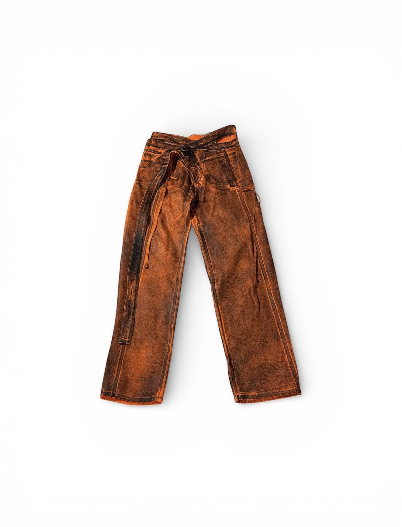 Ottolinger Ottolinger Orange Wrap Pants Size US 32 / EU 48 - 1 Thumbnail