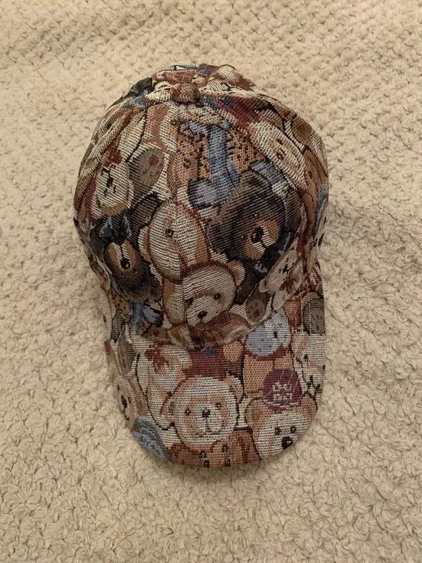 Japanese Brand Baseball cap cute bear sun hat dog bear print hip-hop style Size ONE SIZE - 8 Thumbnail