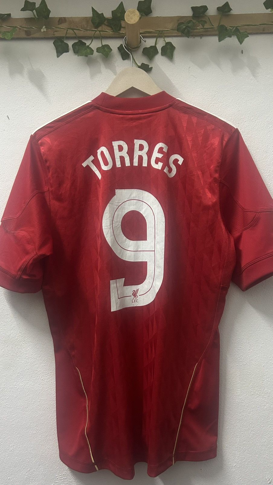 Adidas Vintage Adidas Liverpool 10/11 + Nameset (Torres) Size US XL / EU 56 / 4 - 7 Thumbnail