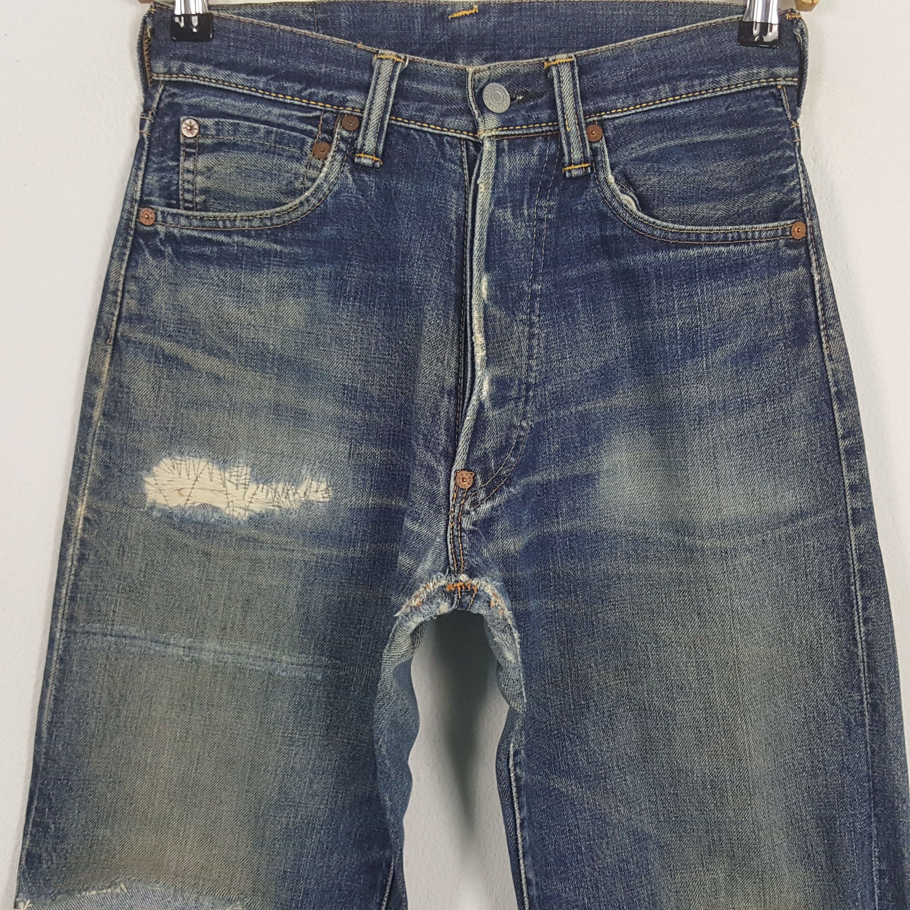 Evisu × Japanese Brand × Vintage Vintage Evisu Japanese Brand Daicock Custom Art Denim Jeans Size US 26 / EU 42 - 5 Thumbnail
