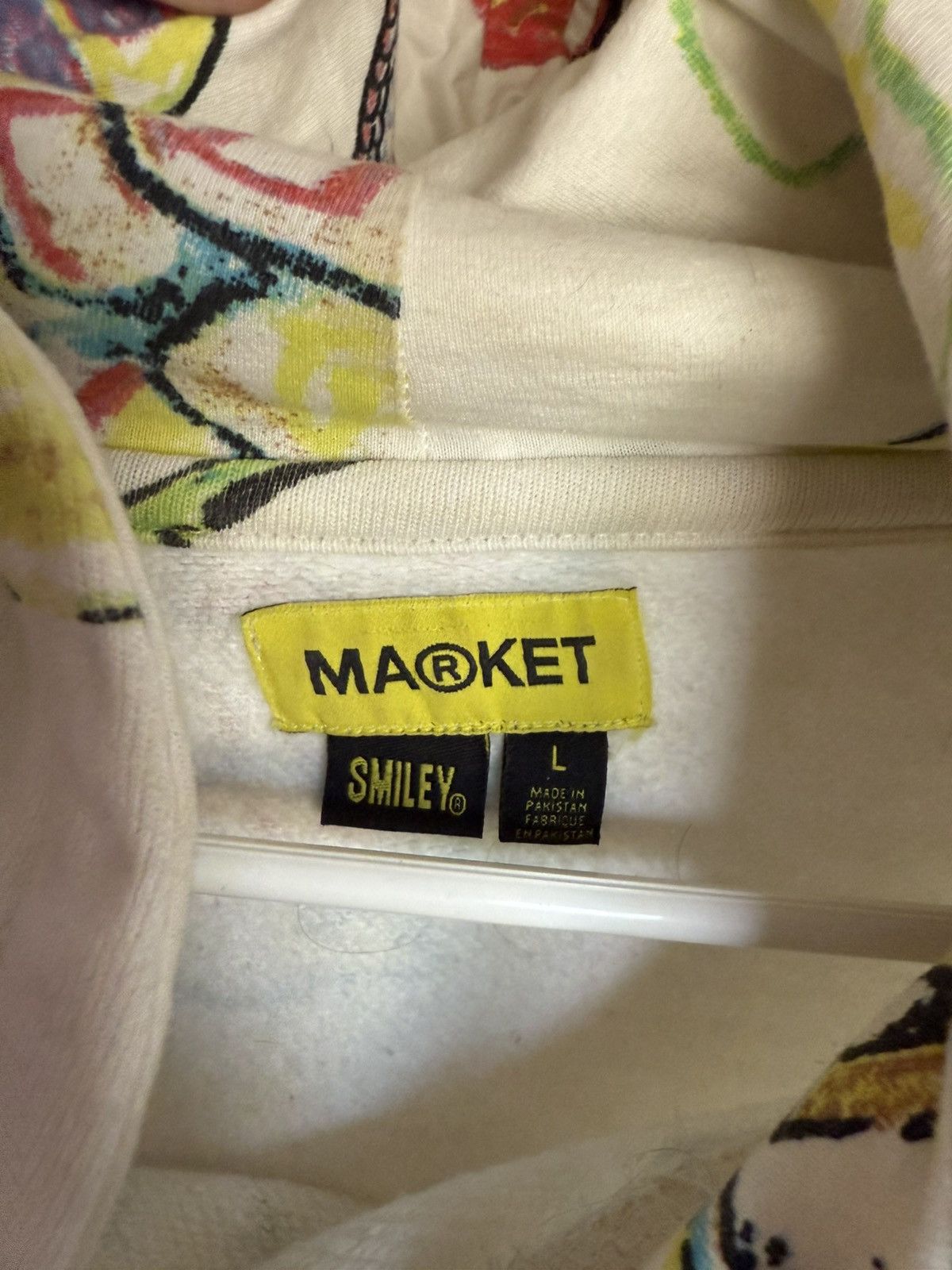 Market Market x Smiley Coloring Book Hoodie Size US L / EU 52-54 / 3 - 3 Thumbnail