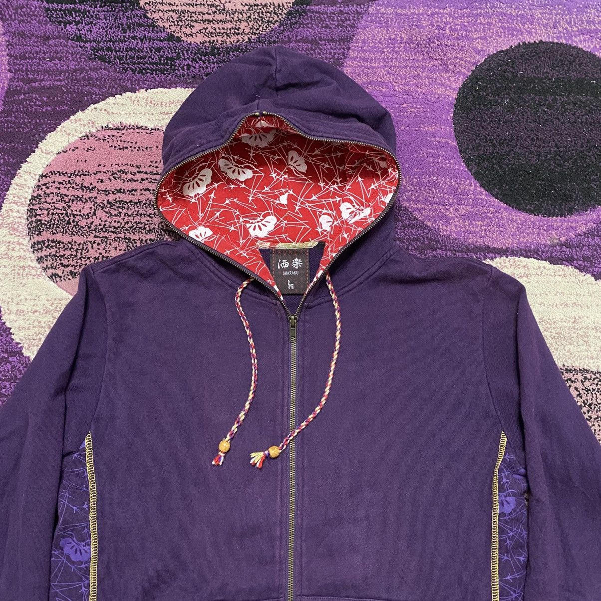 Other Rare Vintage Full Zipper Sharaku Japanese Style Hoodie Size US L / EU 52-54 / 3 - 2 Thumbnail