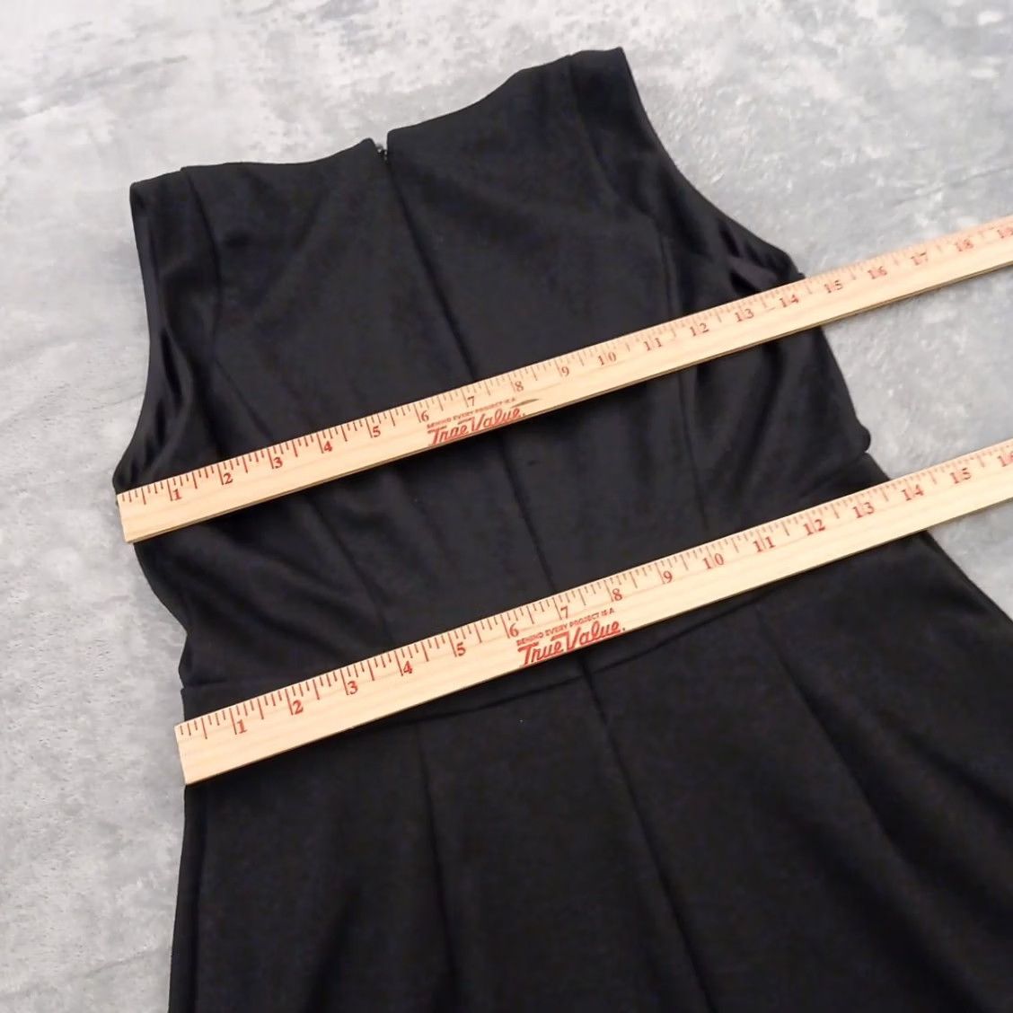 Talbots Talbots Dress Petite 2P Black Sleeveless V-Neck Midi A-Line Women Size XS / US 0-2 / IT 36-38 - 6 Thumbnail