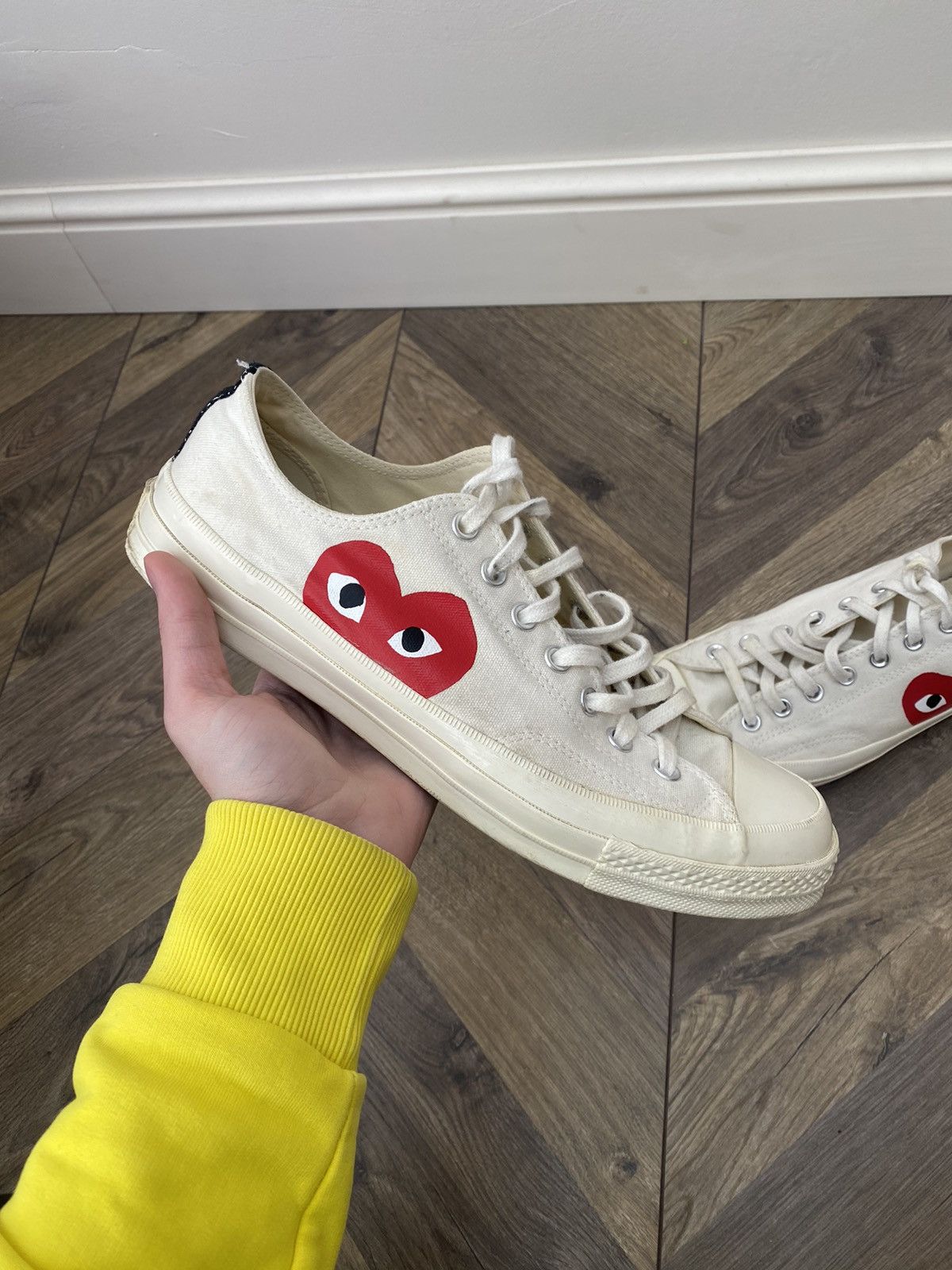 Comme des Garcons × Converse Comme des Garçons PLAY x Converse All Star Sneakers Size US 10 / EU 43 - 1 Thumbnail