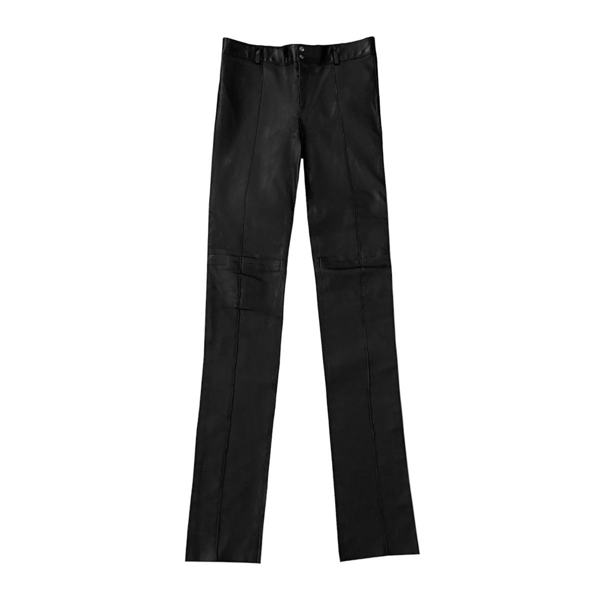 Gucci Runway Gucci by Tom Ford Leather Trousers Size 27" / US 4 / IT 40 - 1 Thumbnail