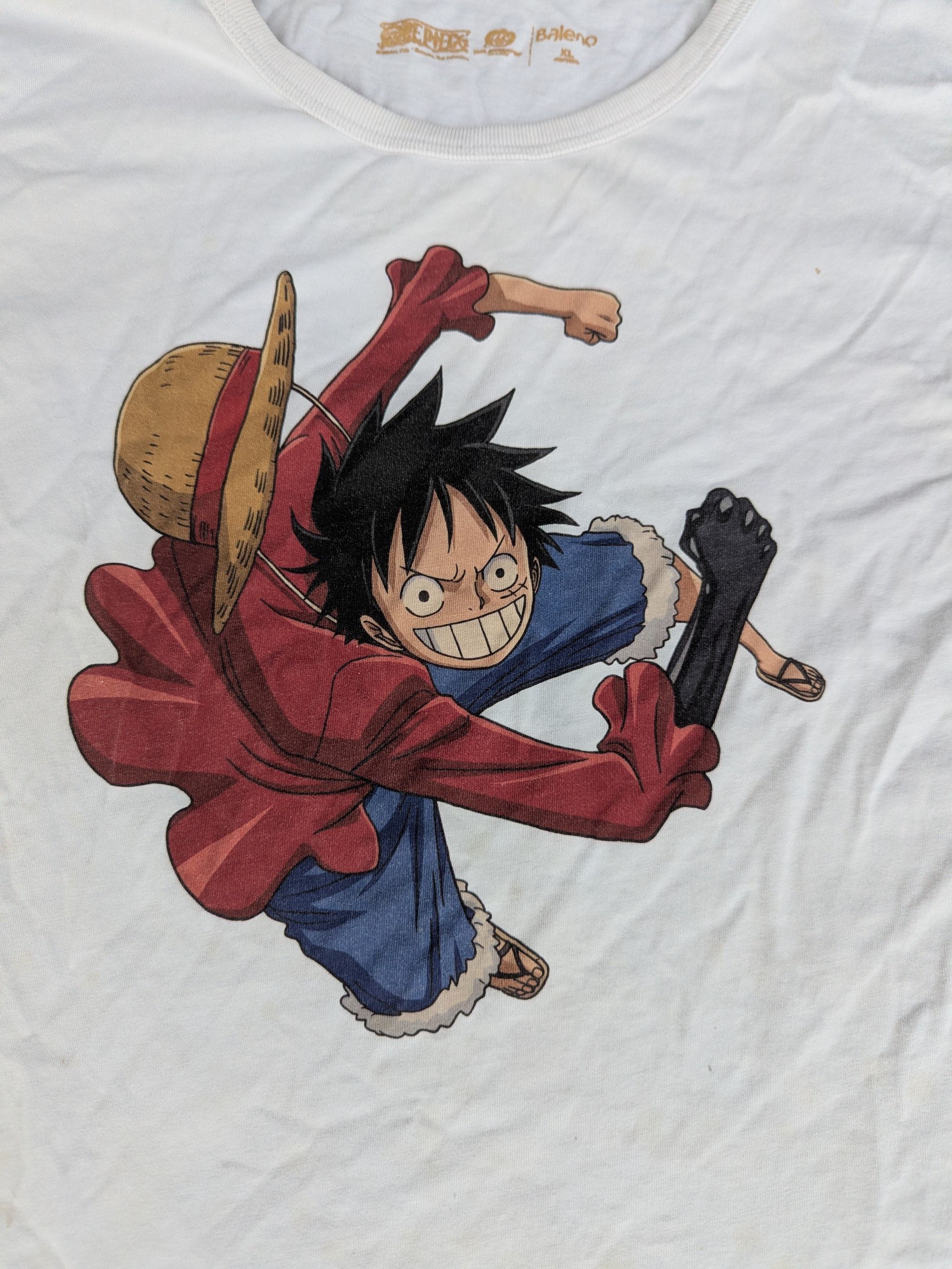 Anime × Japanese Brand × One Piece One Piece Luffy The Monkey Character T Shirt Size US M / EU 48-50 / 2 - 4 Thumbnail
