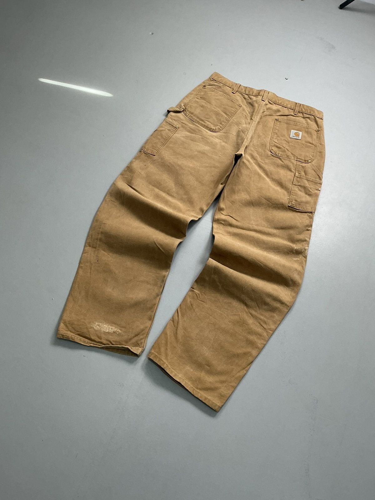 Carhartt Vintage Carhatt B01 BRN double knee workwear Size US 38 / EU 54 - 1 Thumbnail
