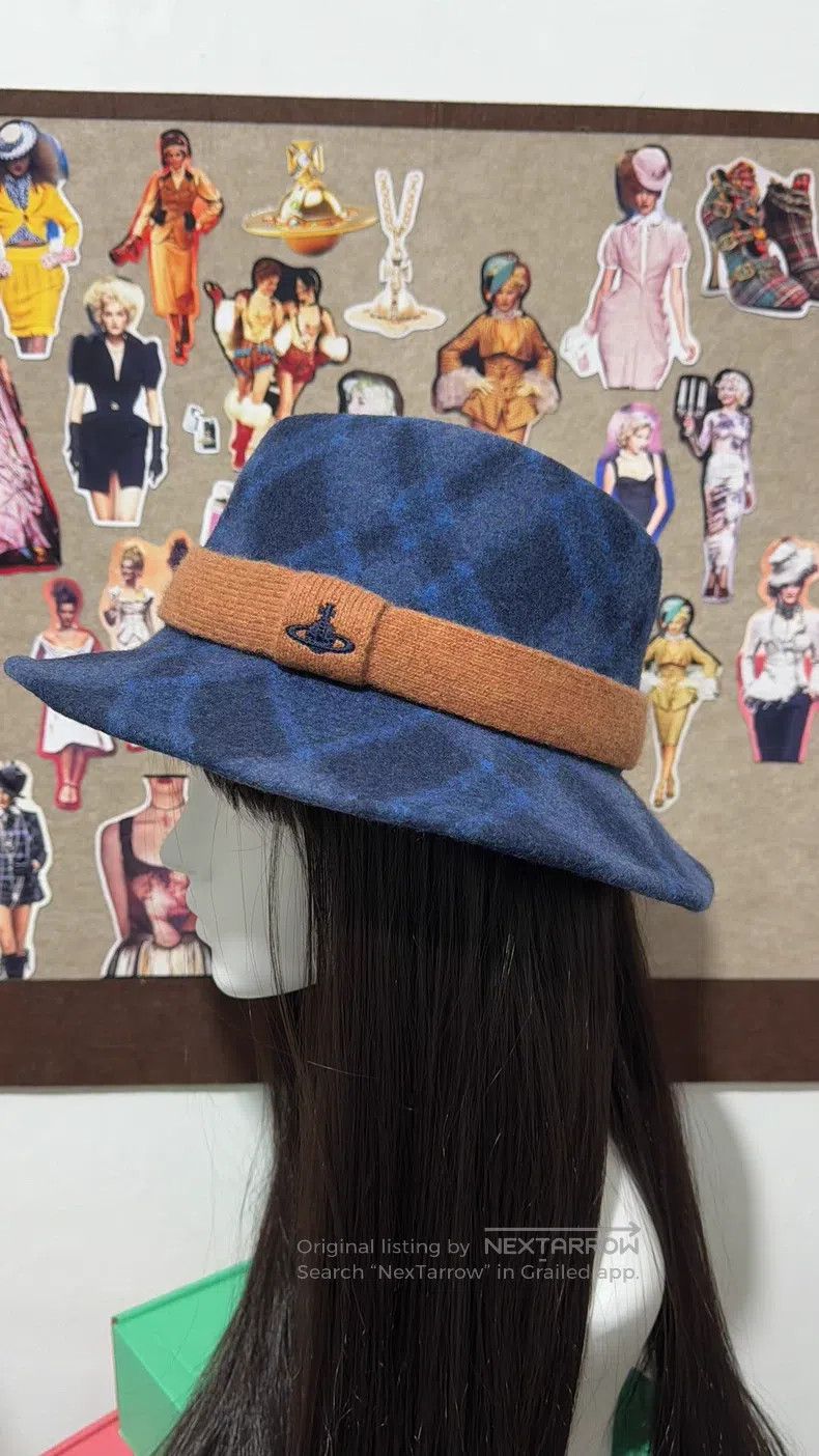 Vivienne Westwood Vivienne Westwood Blue Top Hat Size ONE SIZE - 1 Thumbnail