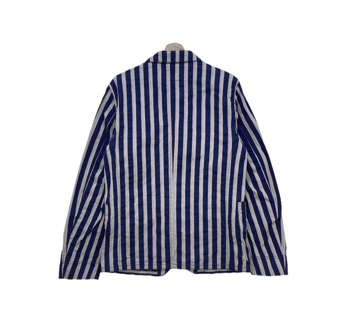 Maison Kitsune Maison Kitsune Stripe Style Worker Jacket Size US M / EU 48-50 / 2 - 2 Thumbnail