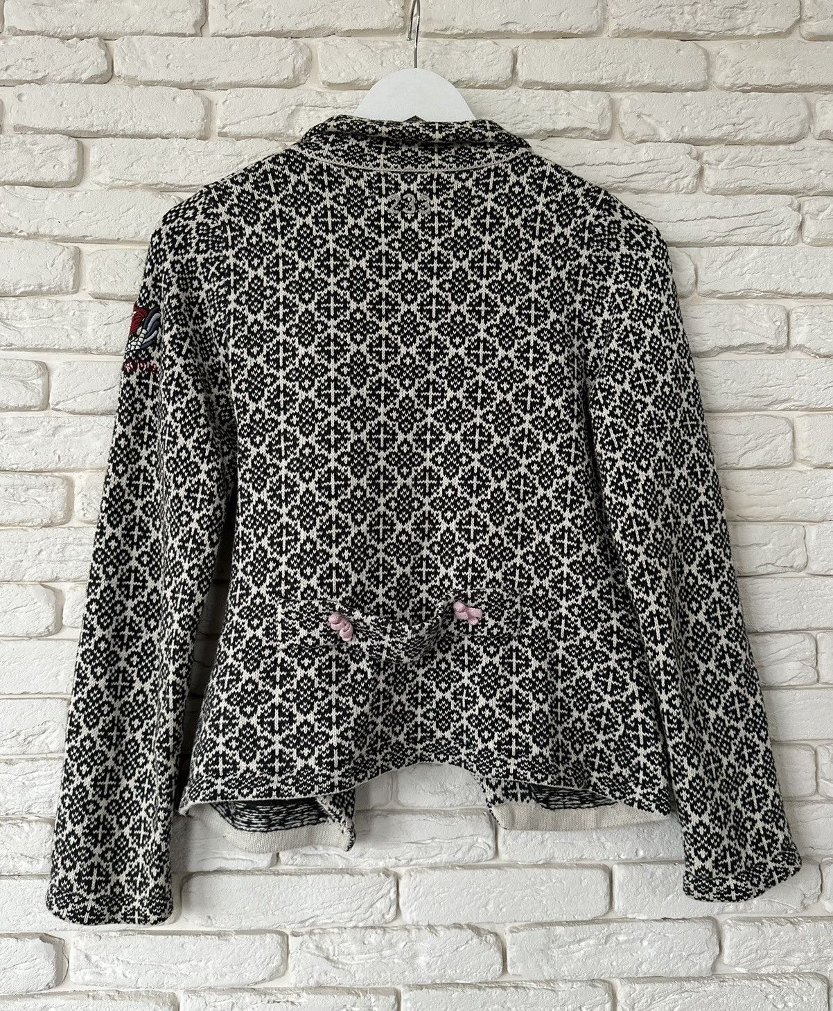 Other Odd Molly 233 Cable Knit Cotton Cardigan Sweater Size 1 Size S / US 4 / IT 40 - 3 Thumbnail