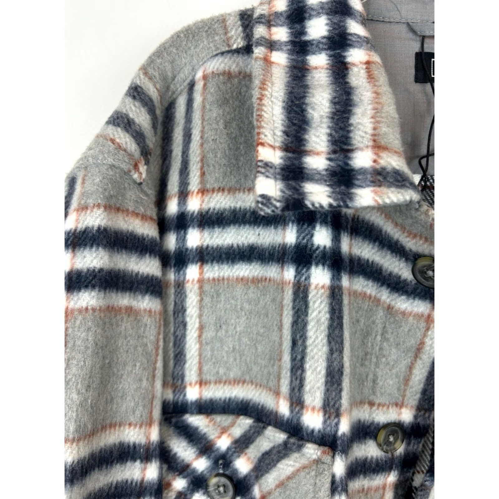Vintage RDI Flannel Shirt Mens L Gray Heavyweight Long Sleeve Rugged Button Jacket Camp Size US L / EU 52-54 / 3 - 5 Thumbnail