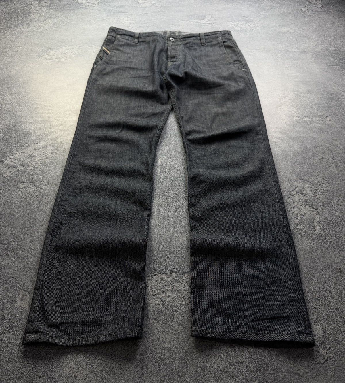 Crazy Flared Vntg Diesel Jeans Japanese Faded Bootcut Denim