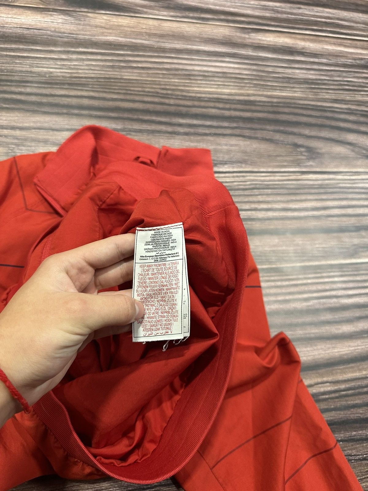 Nike × Vintage Vintage Nike Jacket Soccer football team Manchester United Size US S / EU 44-46 / 1 - 9 Thumbnail