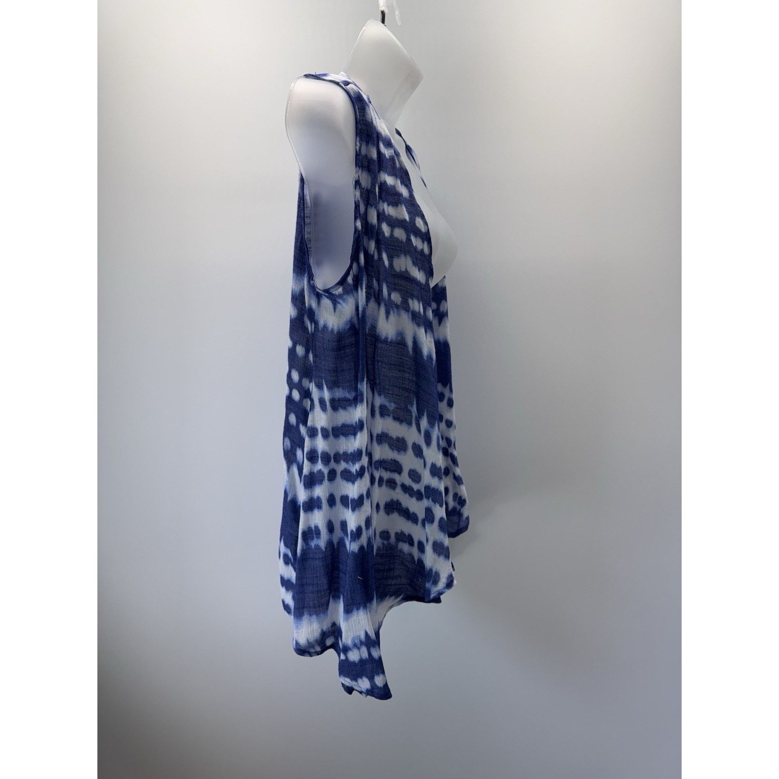 Other Brina & Em Women’s Blue & White Tie Dyed Cover Up Size Large Size L / US 10 / IT 46 - 4 Thumbnail