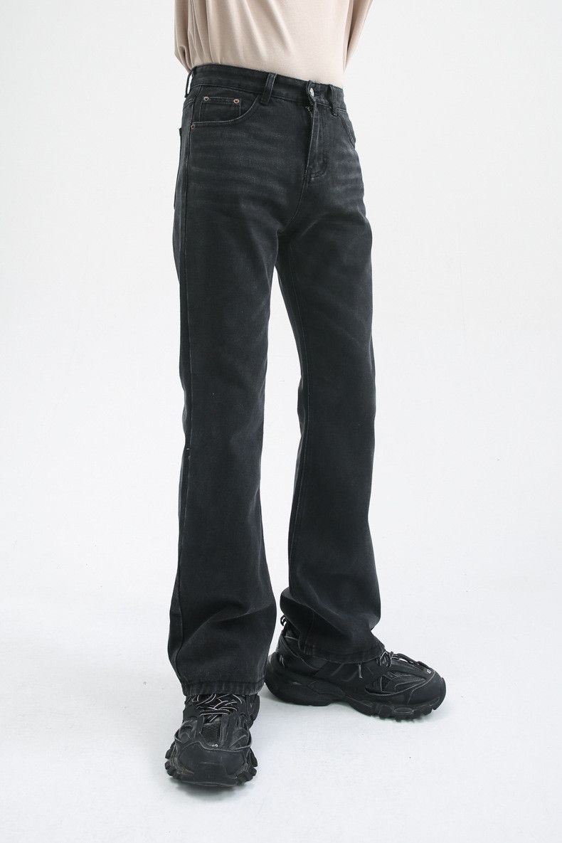 Japanese Brand Japanese retro all-match wide-leg flared washed jeans Size US 32 / EU 48 - 3 Thumbnail