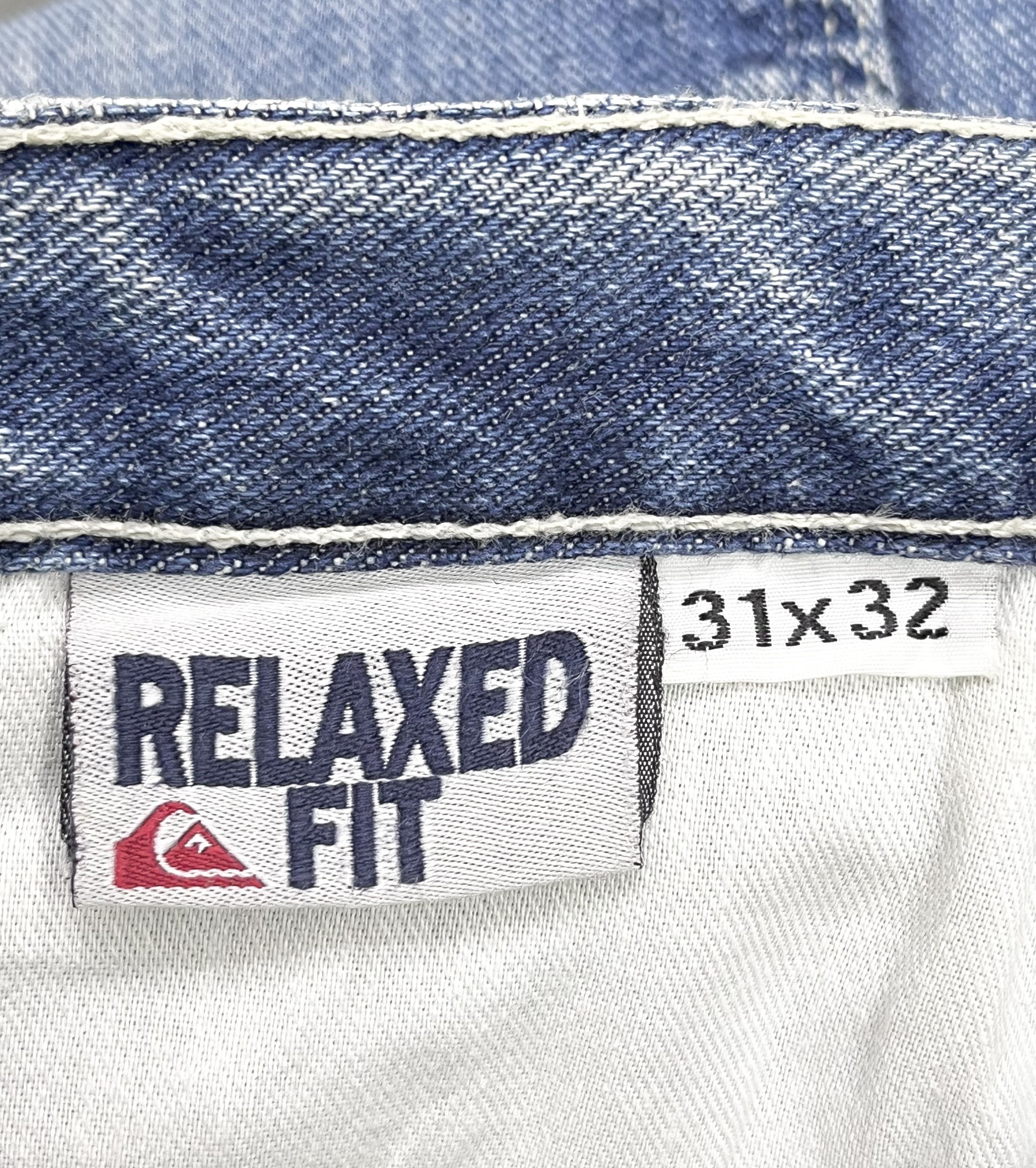 Quiksilver × Vintage 🌊Vintage 90’s QUIKSILVER Carpenter Relaxed Fit Baggy Denim Size US 30 / EU 46 - 13 Thumbnail