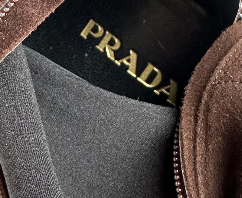 Prada PRADA VELOUR OVER-THE-KNEE BOOTS Size US 9.5 / IT 39.5 - 3 Thumbnail