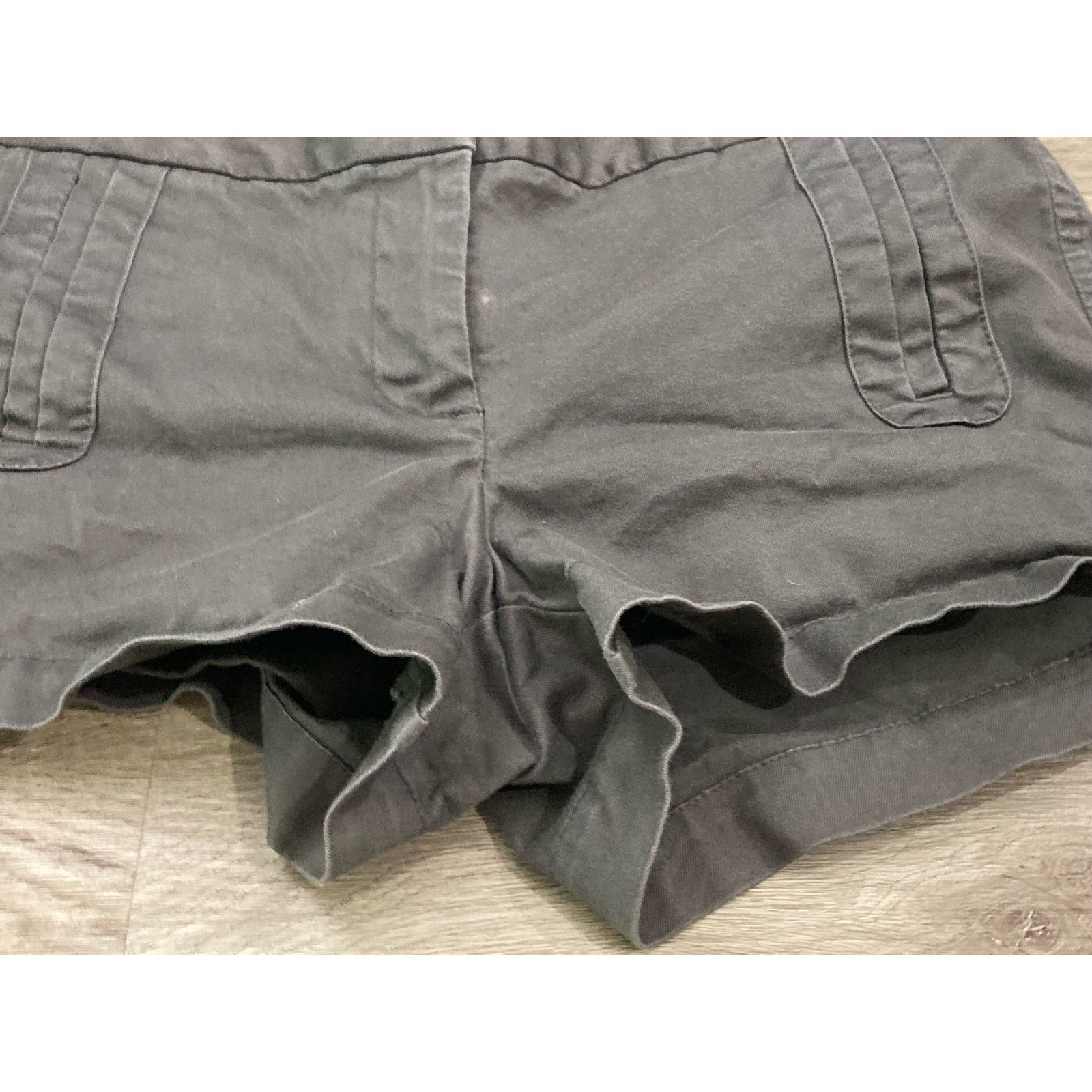 J.Crew J.Crew Women's Black Stretch Chino Shorts 6 Casual Summer Size 28" / US 6 / IT 42 - 6 Thumbnail