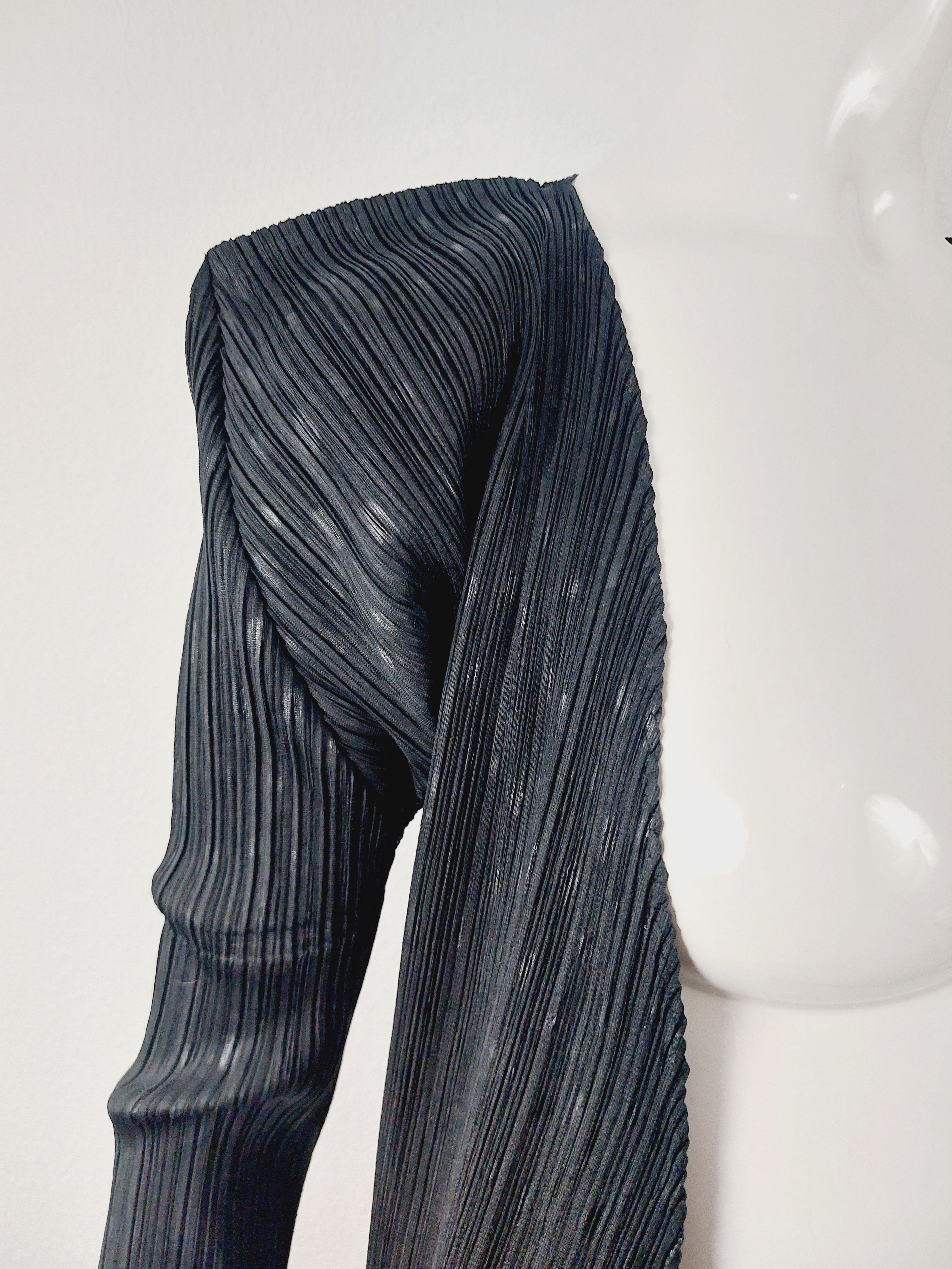 Issey Miyake Issey Miyake Pleats Please Dot Dotted Black Blazer Jacket Size ONE SIZE - 6 Thumbnail