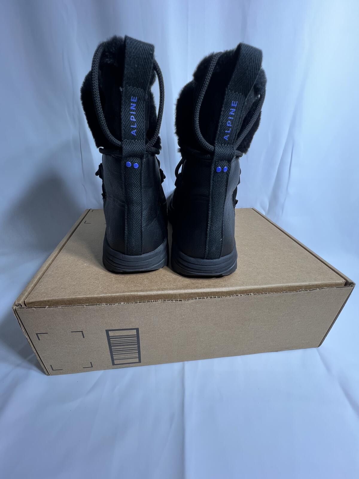 Sonia Rykiel Ryka Alpine Women's Winter Boots Size 12W Black Faux Fur Size US 7.5 / IT 37.5 - 5 Thumbnail