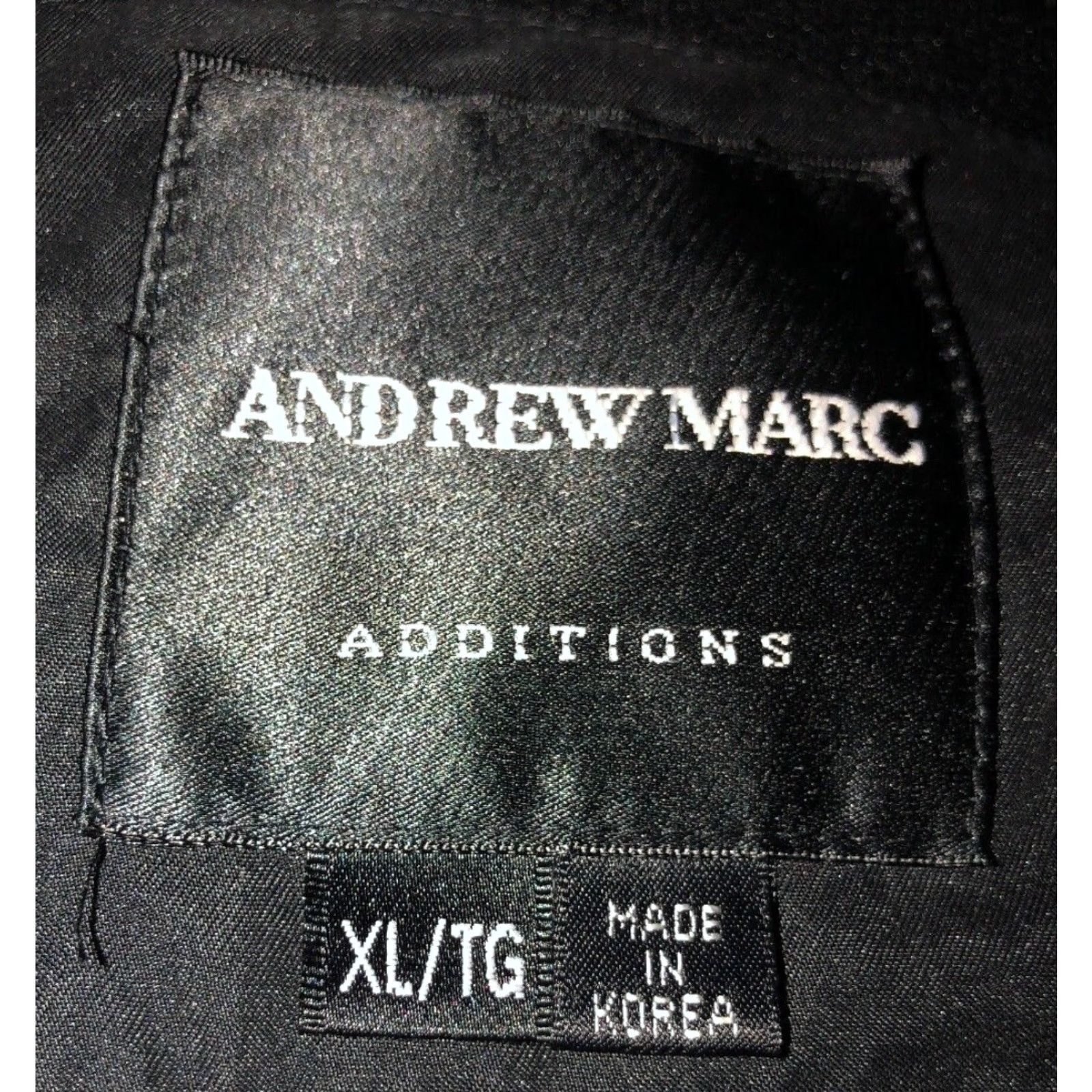 Andrew Marc Andrew Marc Additions Mens Full Zip Fleece Jacket XL Black Outerwear Size US XL / EU 56 / 4 - 6 Thumbnail