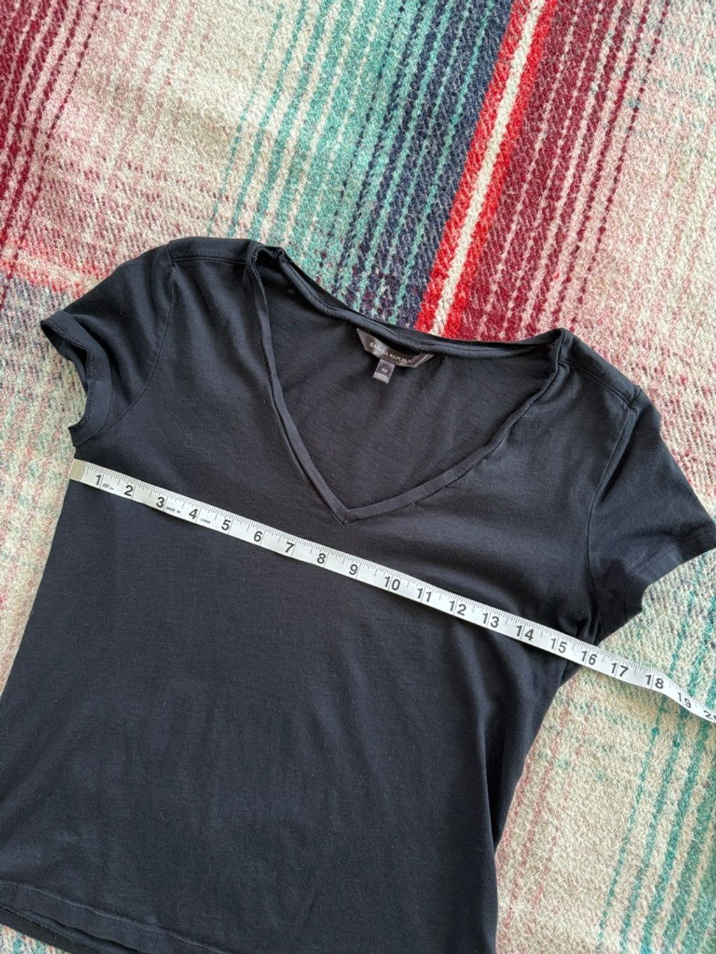 Banana Republic Women's Banana Republic Short Sleeve V-Neck T-Shirt Bundle X Size XS / US 0-2 / IT 36-38 - 11 Thumbnail