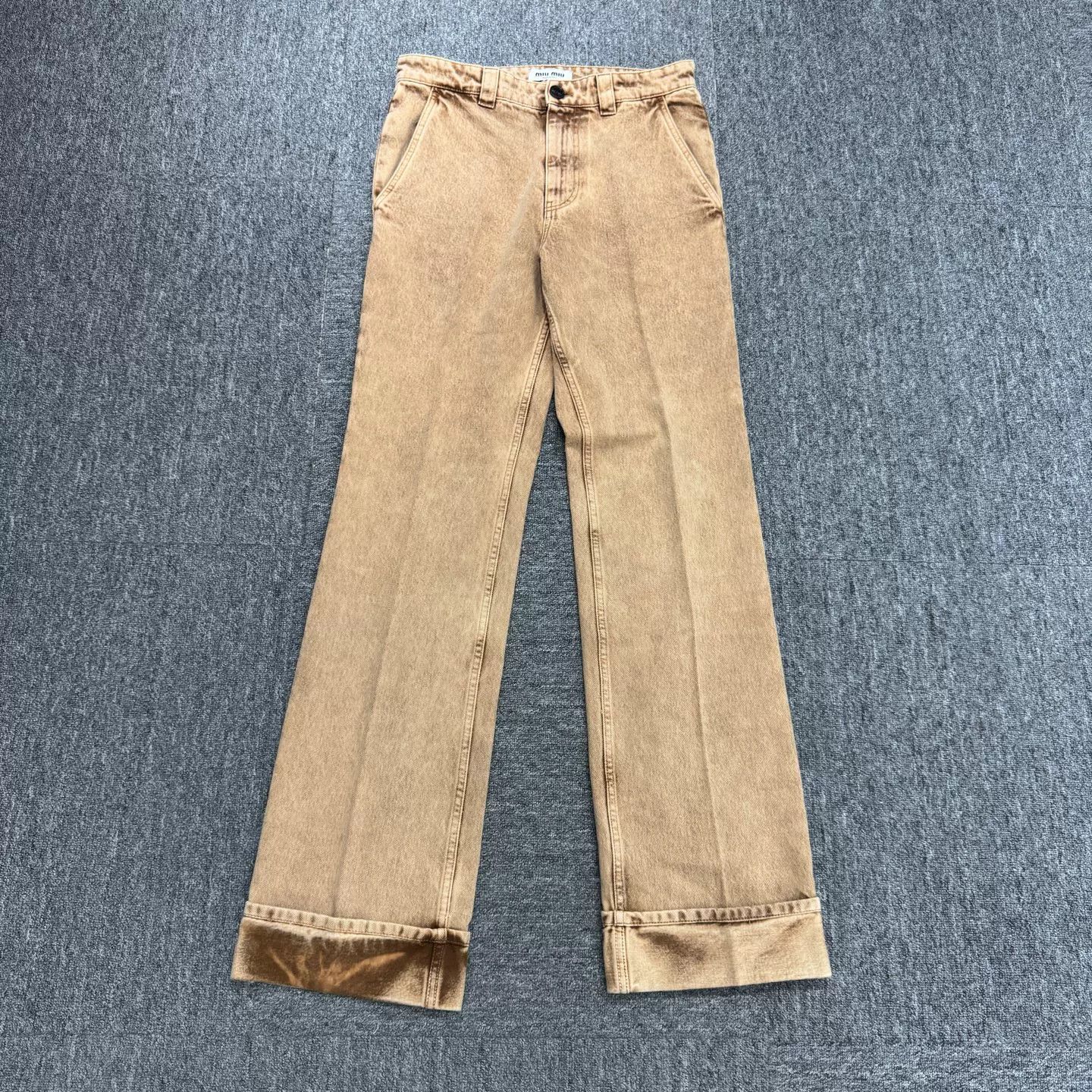 Miu Miu MiuMiu Washed Distressed Jeans Size 38" / US 16 / IT 52 - 1 Thumbnail