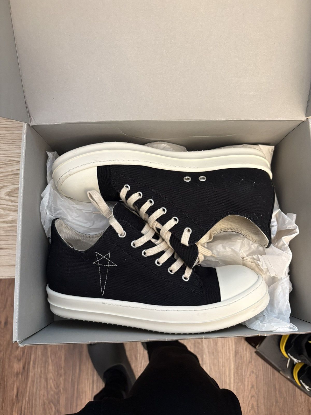 Rick Owens Rick Owens DRKSHDW Luxor low pentagram Size US 9 / EU 42 - 1 Thumbnail