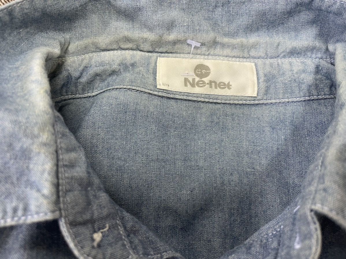 Issey Miyake Ne-net button up Chambray shirt Size US M / EU 48-50 / 2 - 12 Thumbnail