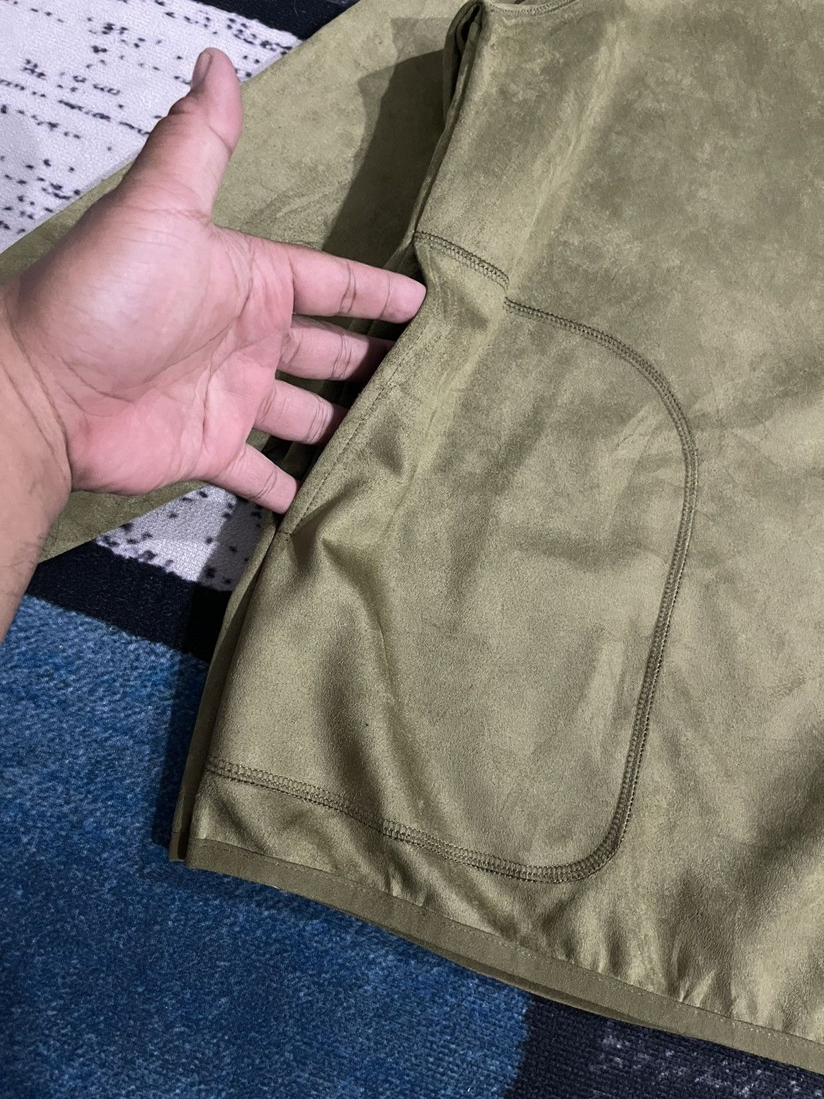 Kangol Vintage Kangol Velvet Green Sweatshirt Size US L / EU 52-54 / 3 - 7 Thumbnail