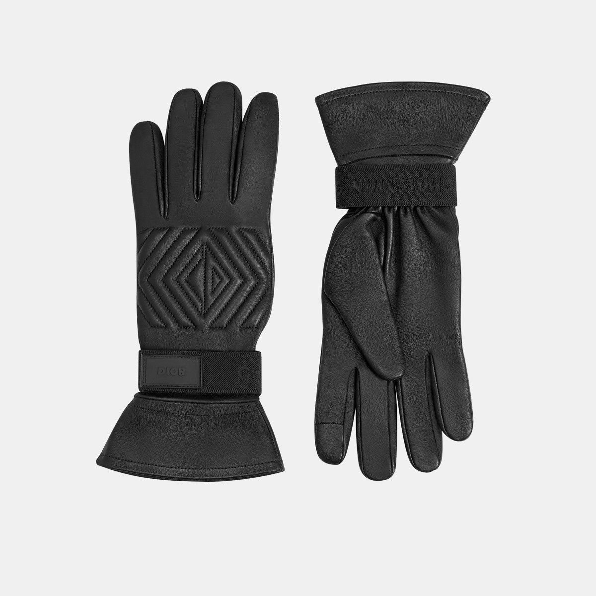 Dior o1bcso1str0126 Size: OS/Cd Diamond Gloves in Black Size ONE SIZE - 1 Thumbnail