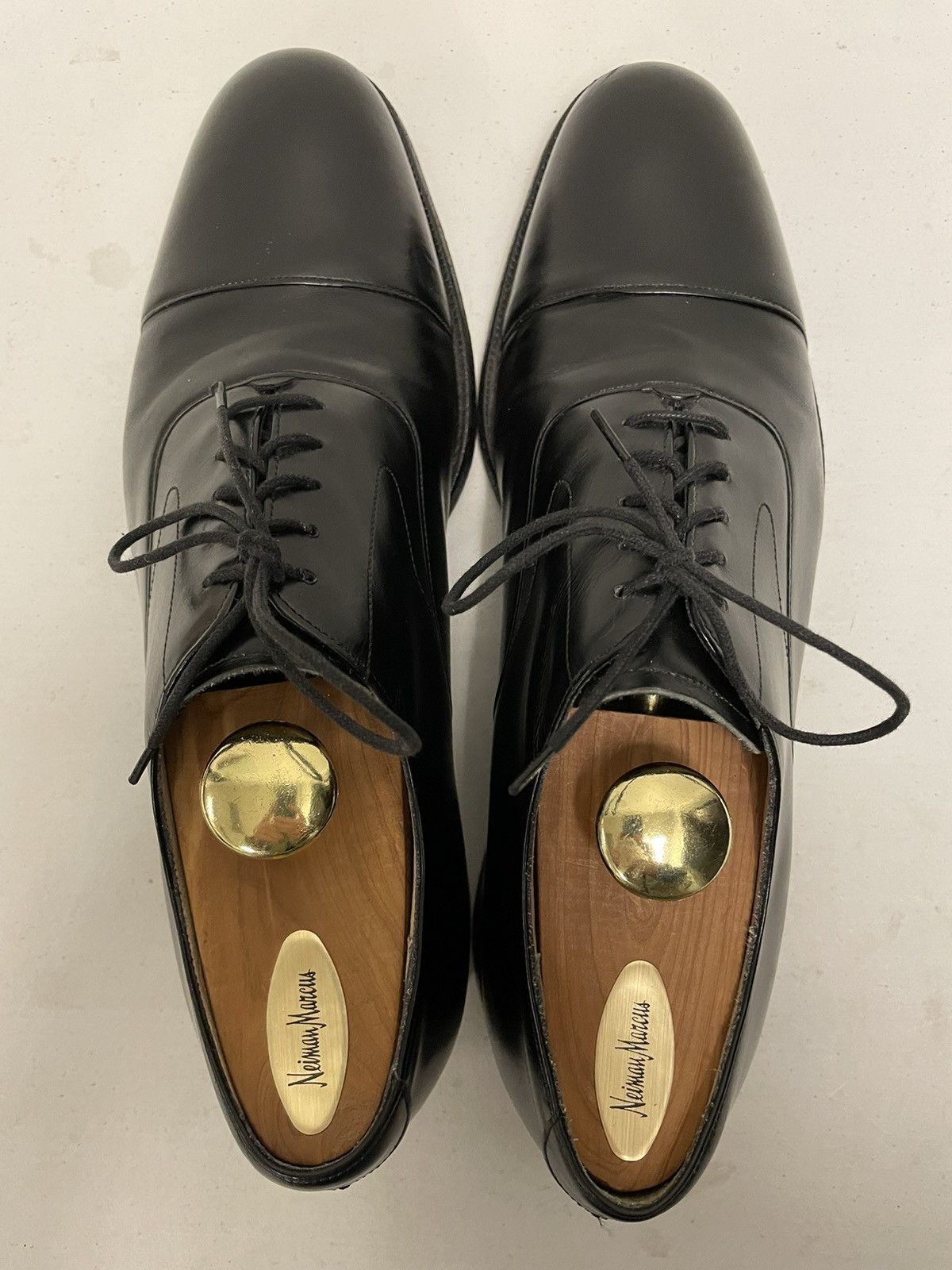 Cole Haan × Vintage Lace Up Leather Cap Toe Oxfords Size US 9.5 / EU 42-43 - 3 Thumbnail