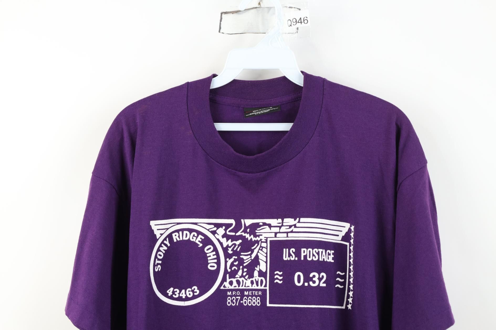 Vintage Vintage 90s Stony Ride Ohio Stamp Short Sleeve T-Shirt Size US XL / EU 56 / 4 - 2 Thumbnail