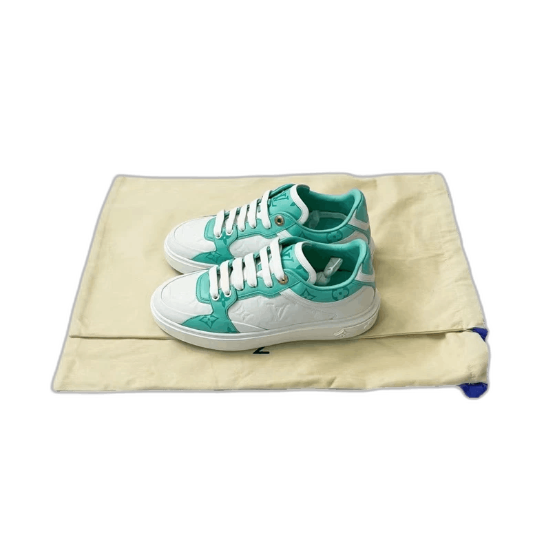 Louis Vuitton Louis Vuitton Mint Green Sneakers for Sale Size US 7.5 / EU 40-41 - 1 Thumbnail
