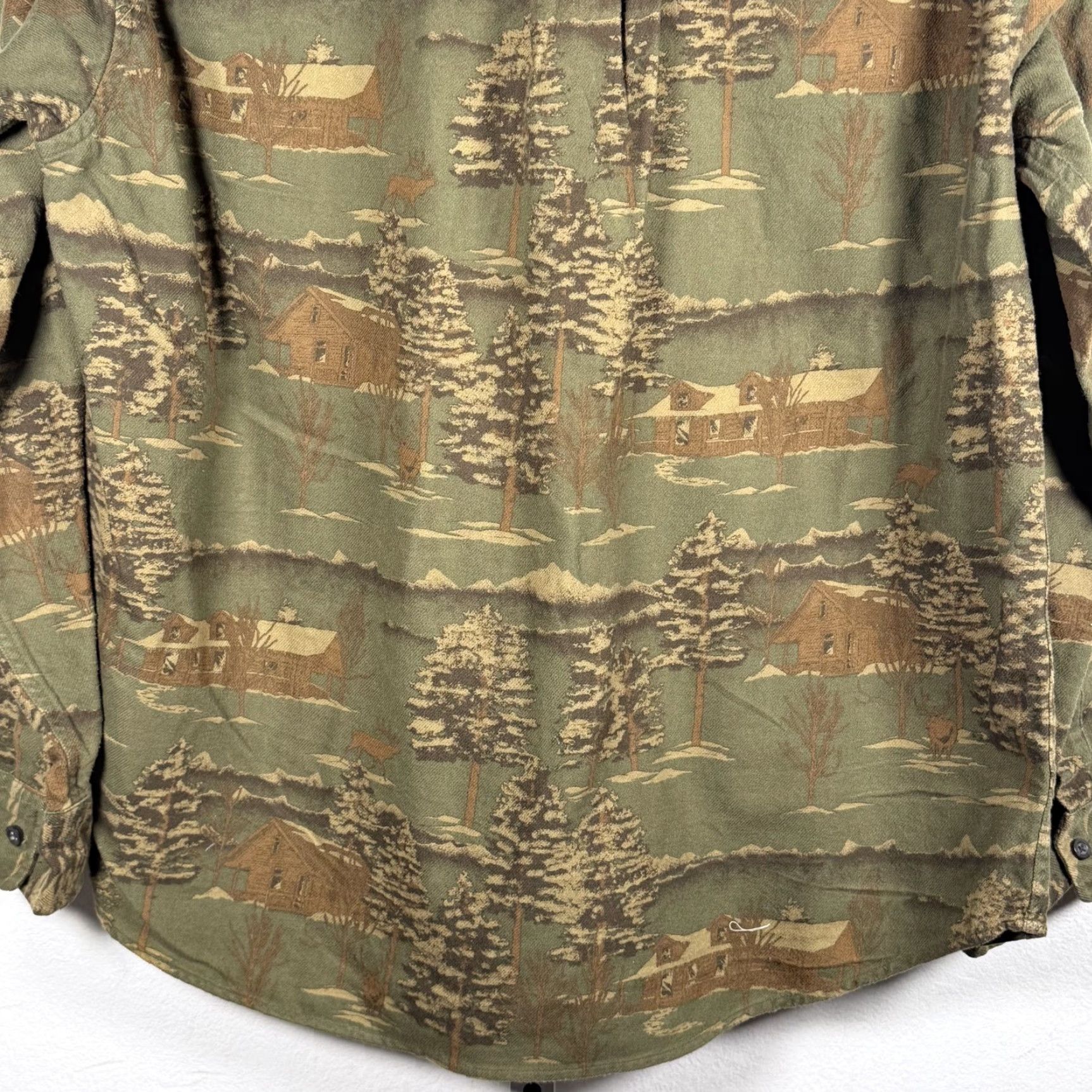 Eddie Bauer Vintage Eddie Bauer Shirt Button-Up Green Long Sleeve Size Large Mens Size US L / EU 52-54 / 3 - 6 Thumbnail
