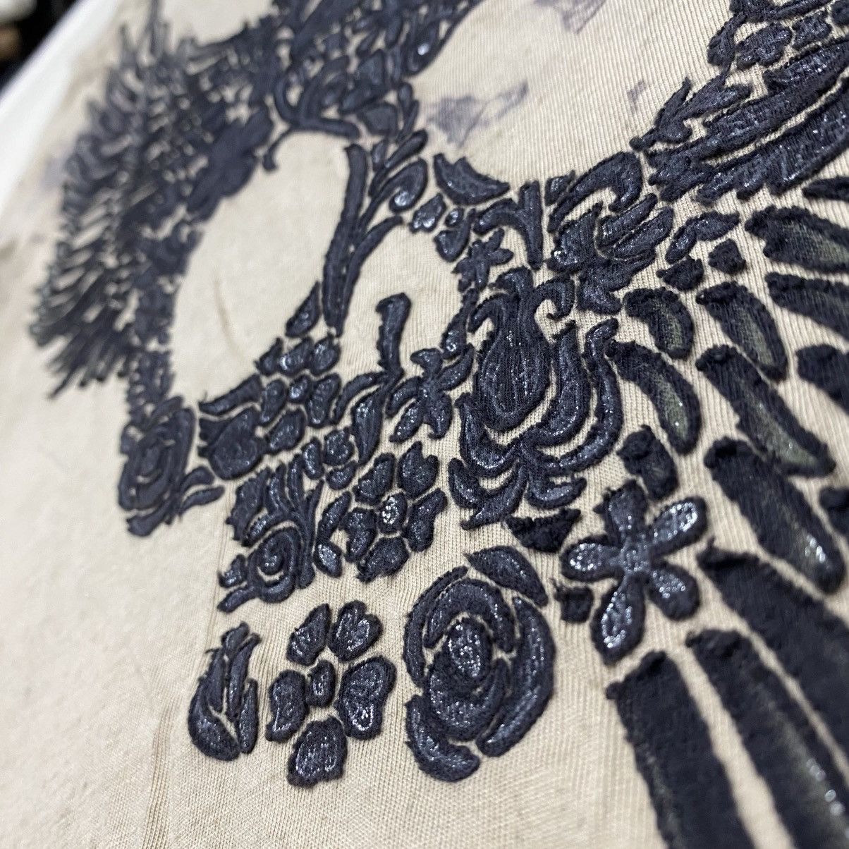 Japanese Brand × Seditionaries Japanese Brand BUCKAROO Embroidered Skull & Angel Size XS / US 0-2 / IT 36-38 - 4 Thumbnail