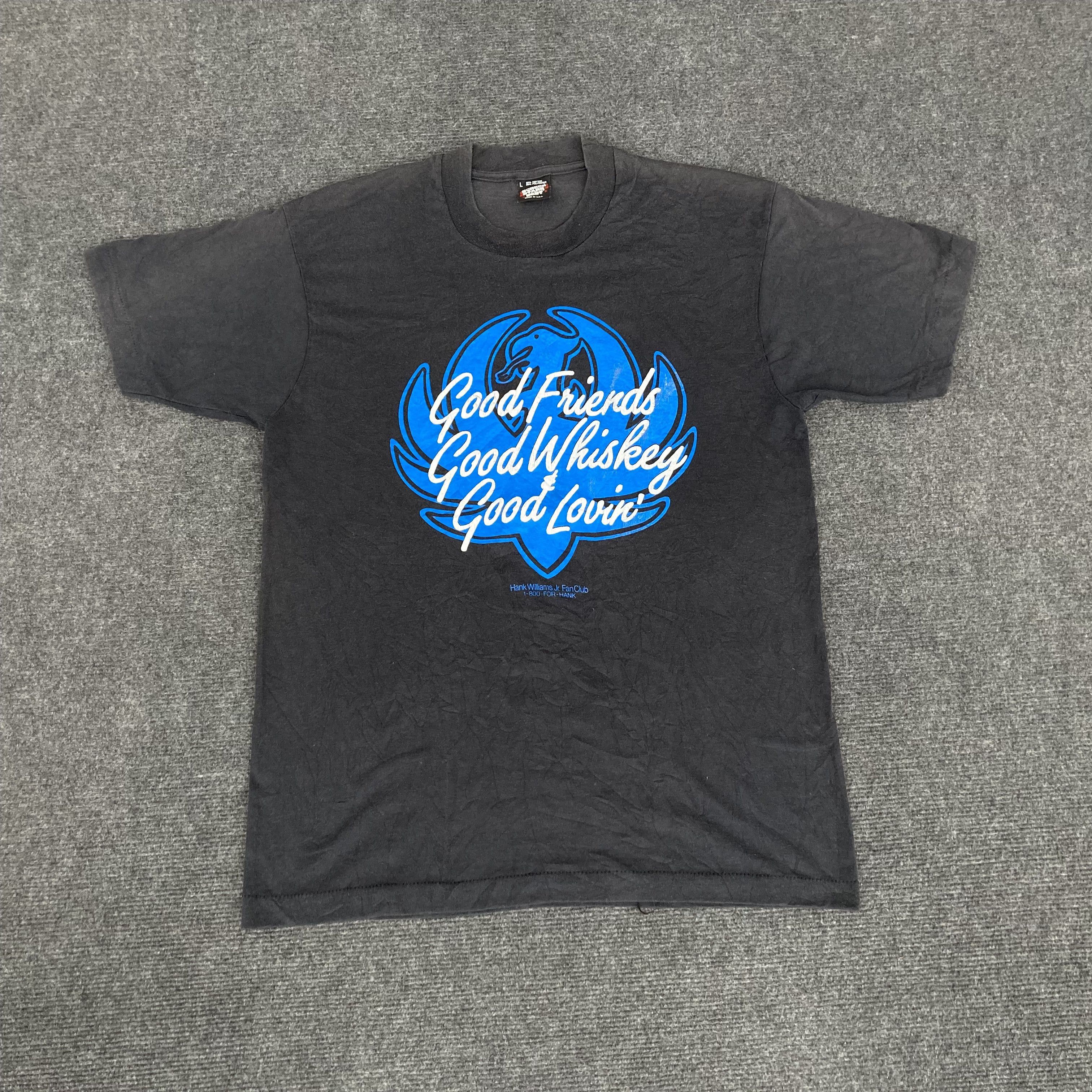 T-shirt Hank Williams Jr – Leggenda Musica Country, Grafica Old Country, Nuova Unisex