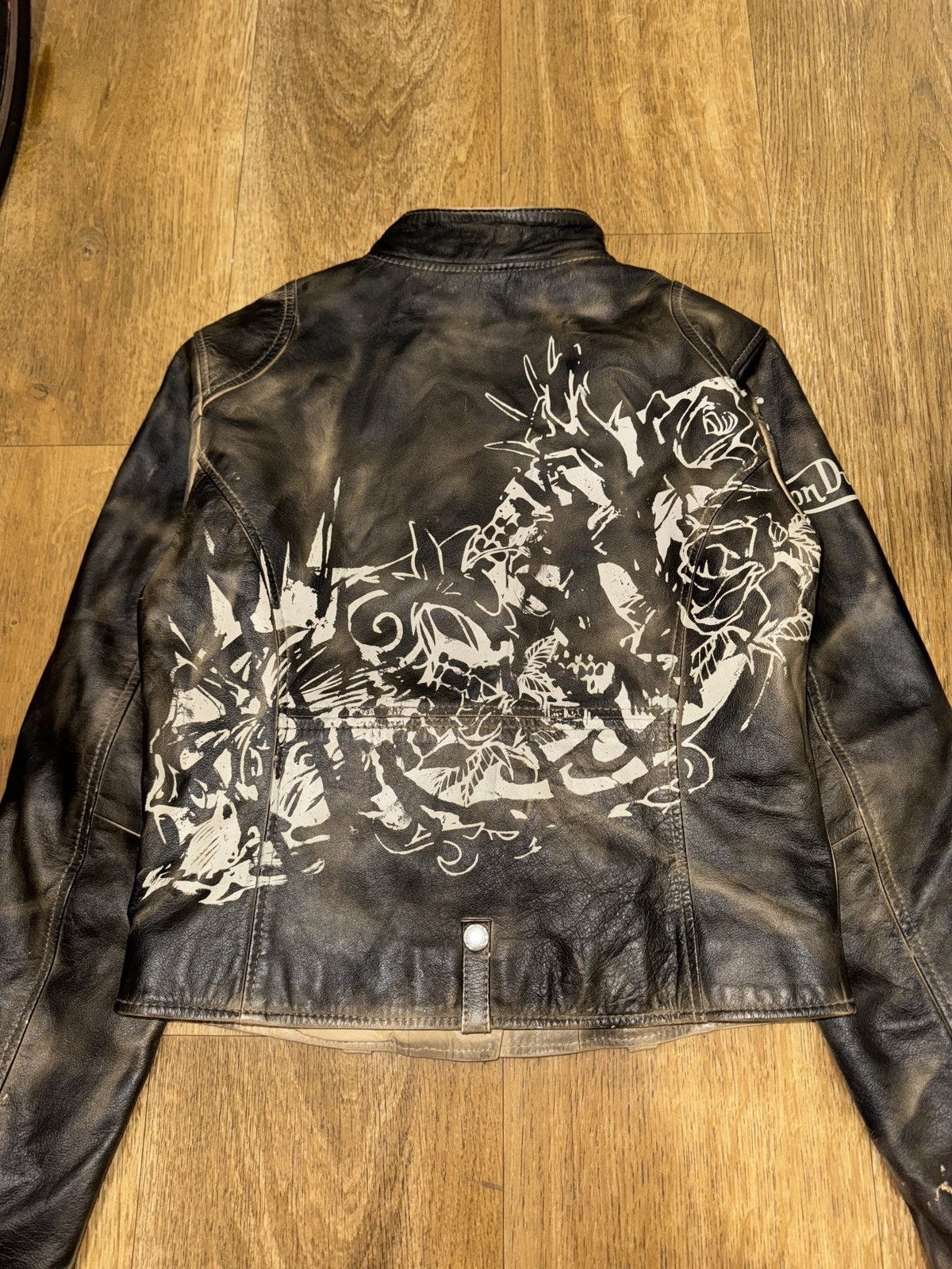 Von Dutch VINTAGE RARE VON DUTCH LEATHER JACKET Size S / US 4 / IT 40 - 10 Thumbnail