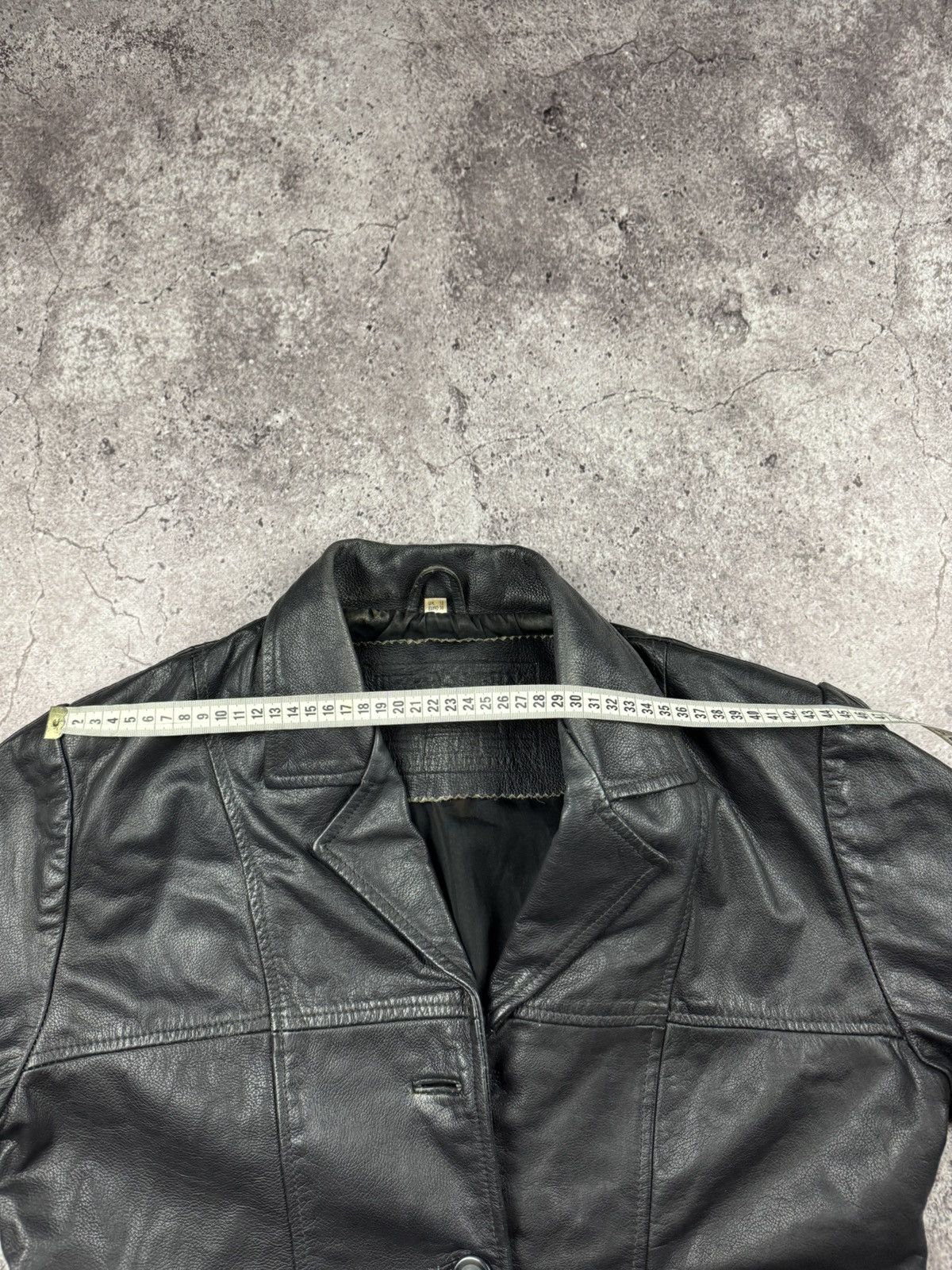 Japanese Brand Rick Owens STYLE Avant Garde Leather Opium Jacket Coat Y2K Size M / US 6-8 / IT 42-44 - 9 Thumbnail