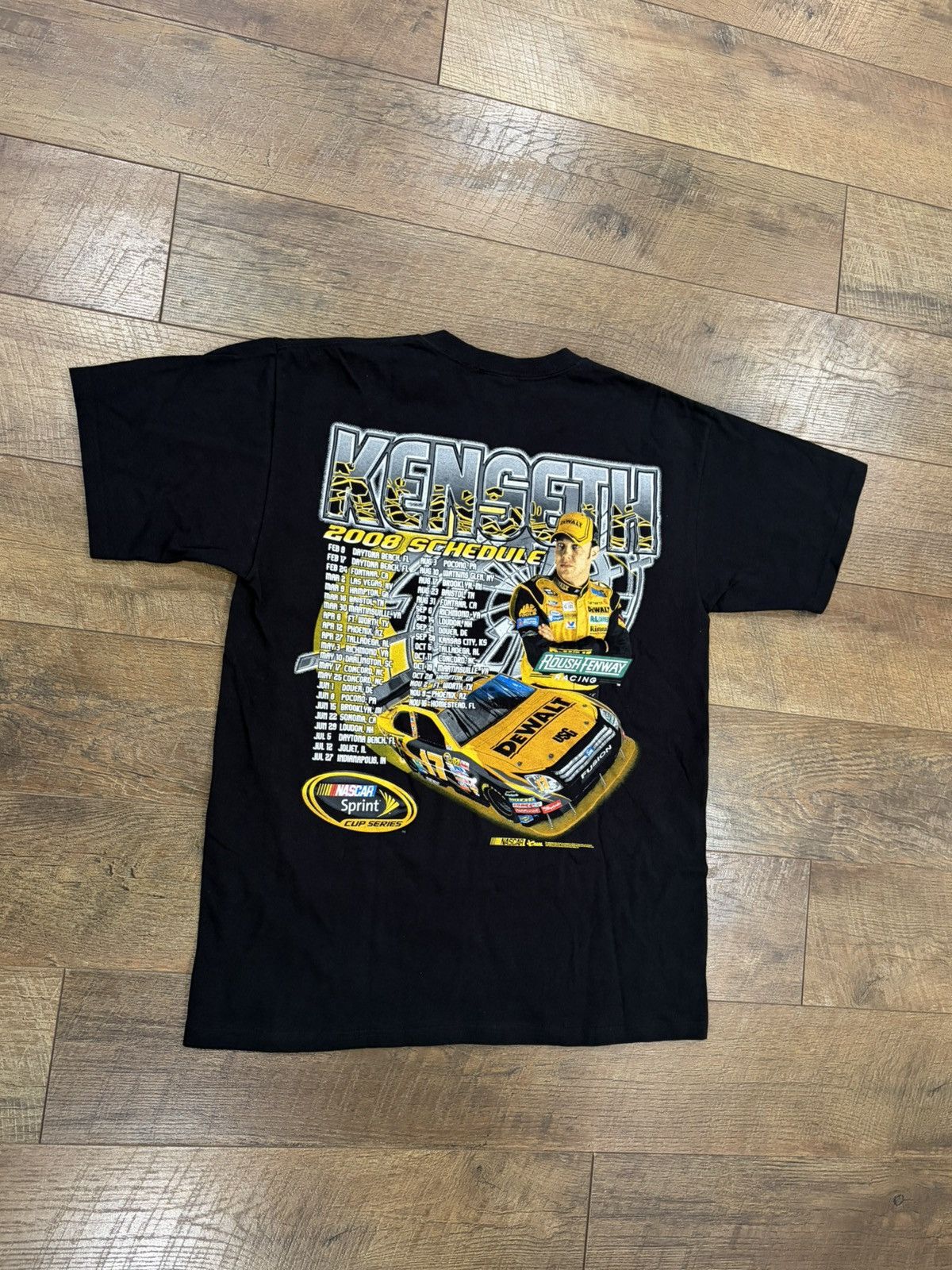 Chase Authentics NWT Nascar Matt Kenseth DeWalt Racing Graphic Tee 08 Black L Size US L / EU 52-54 / 3 - 1 Thumbnail