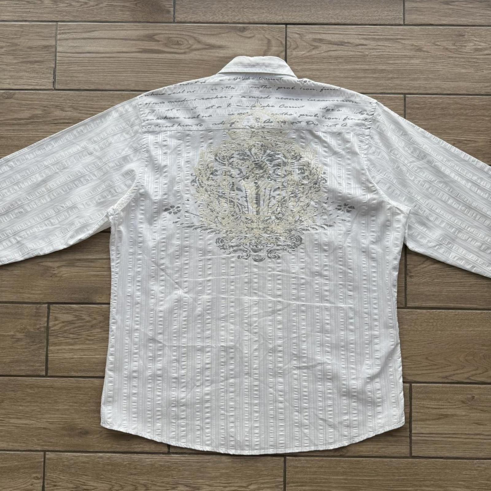 Affliction Y2K Platini Affliction style white button up shirt Size US XXL / EU 58 / 5 - 8 Thumbnail