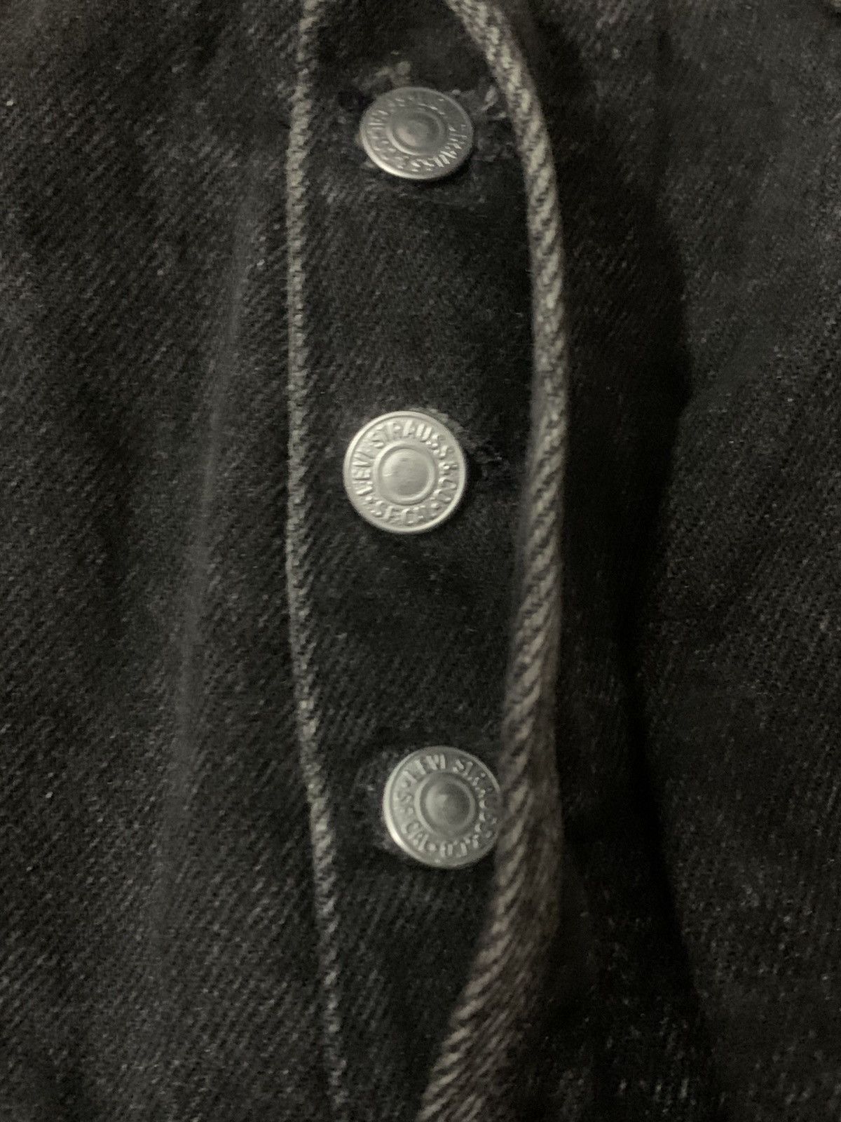 Levi's × Levi's Vintage Clothing Vintage 90’s Levi’s Single R Super Black Denim Jeans Size US 30 / EU 46 - 6 Thumbnail