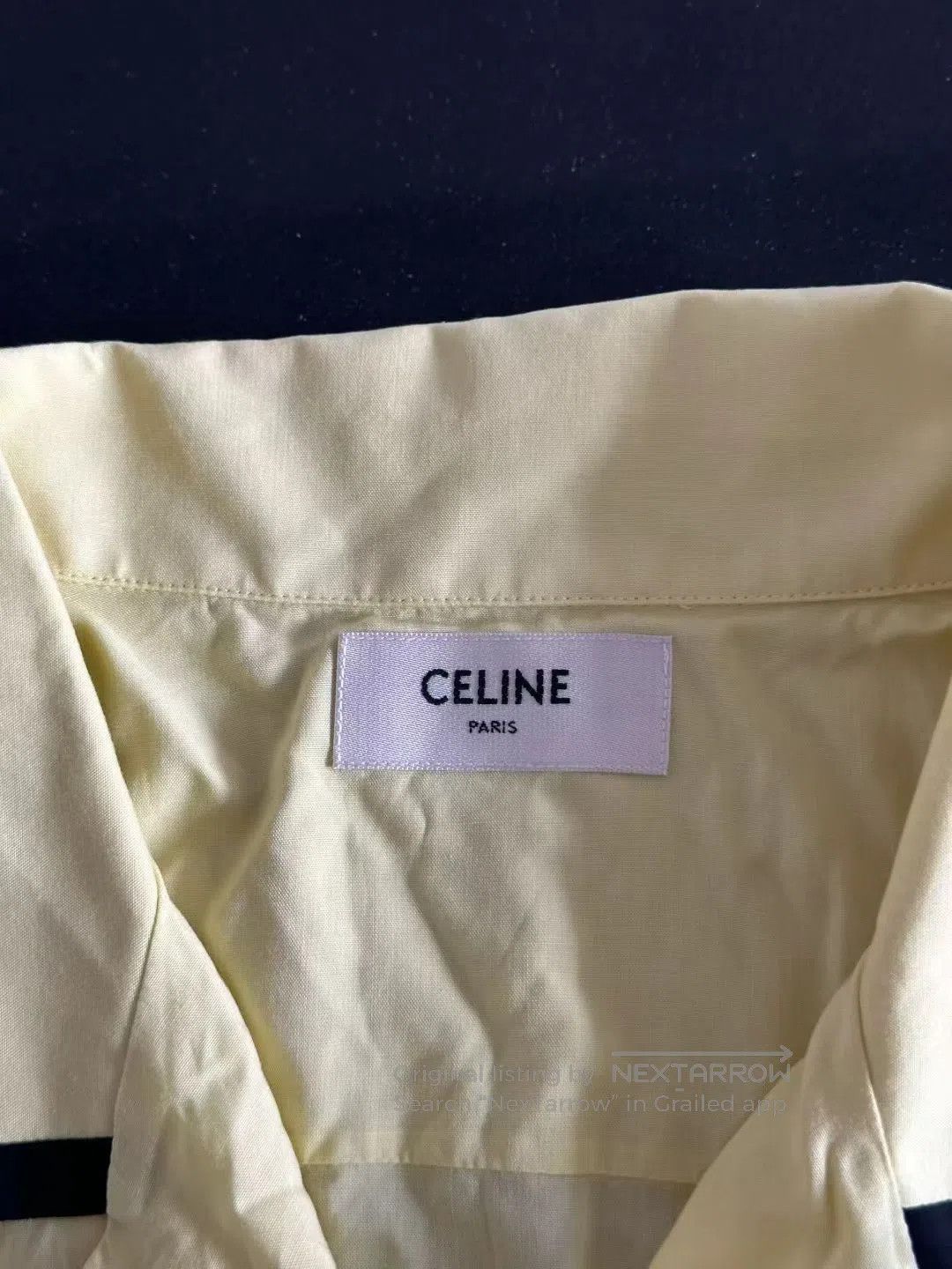 Celine CELINE Little Yellow Chick Embroidered Logo Short Sleeve S Size US XXS / EU 40 - 3 Thumbnail