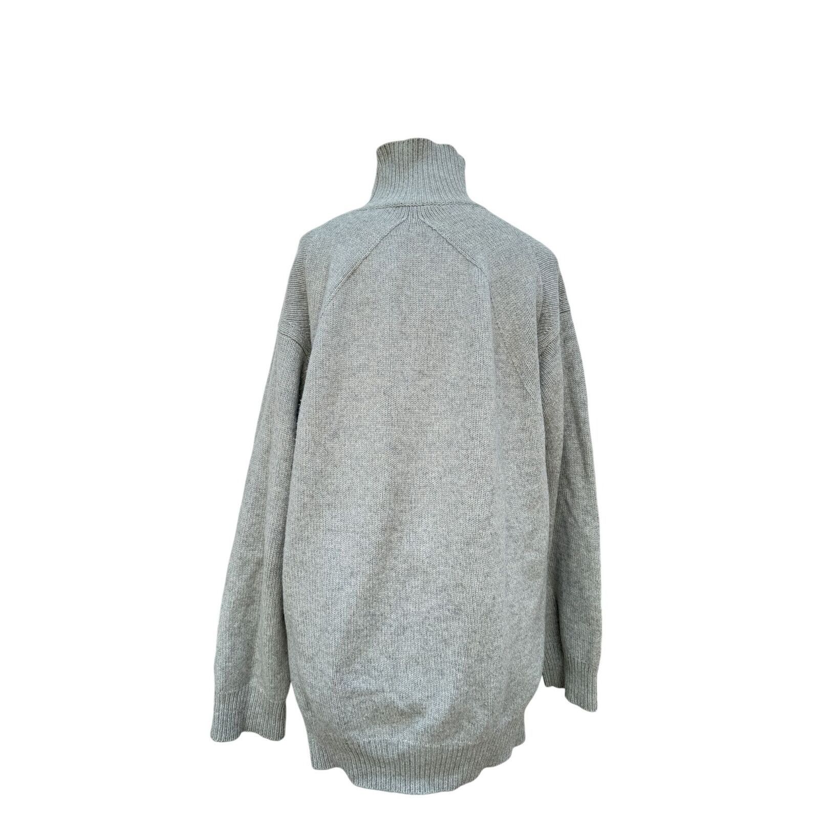 Celine Celine by Phoebe Philo Grey Wool Oversized Knit Size L Size L / US 10 / IT 46 - 3 Thumbnail