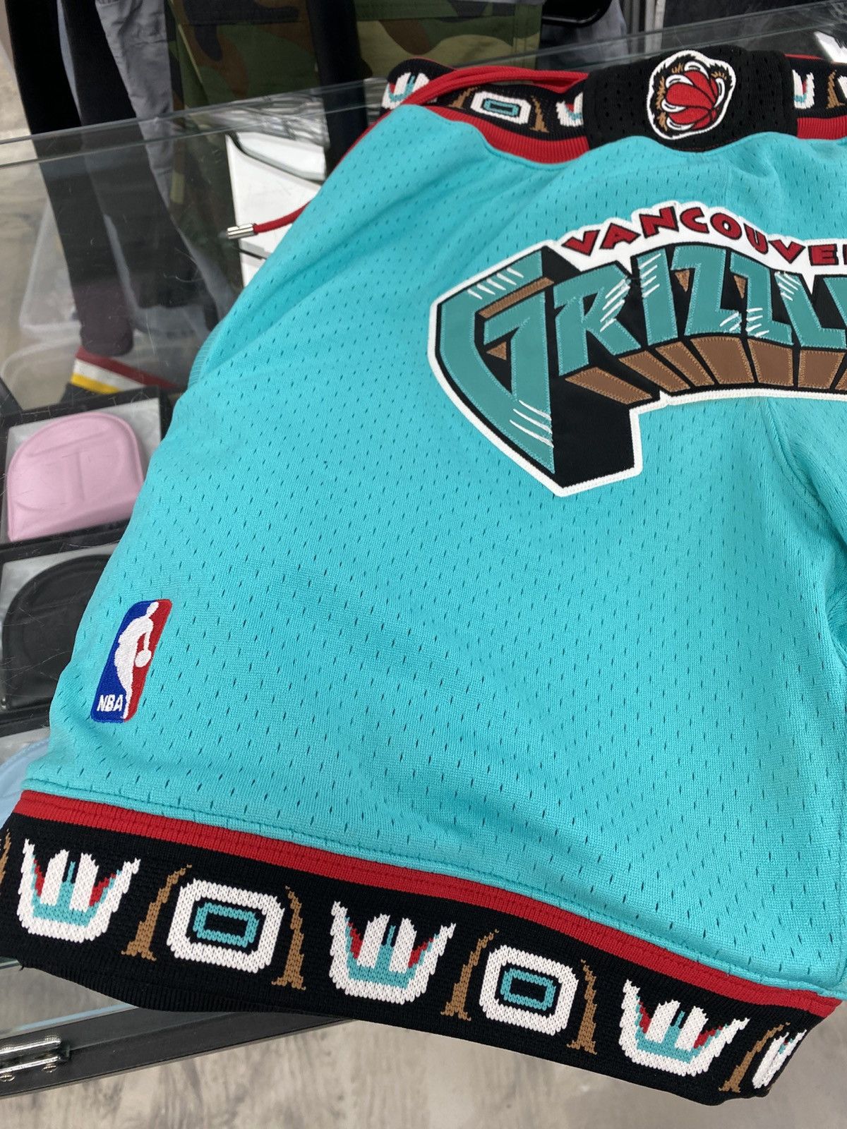 Just Don × Mitchell & Ness Just Don Vancouver grizzlies shorts small away authentic Size US 30 / EU 46 - 8 Thumbnail